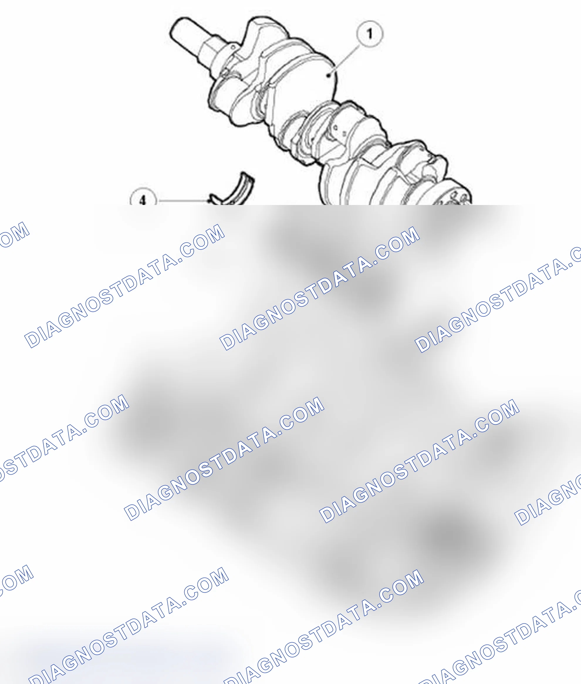 Scheme 460: Crankshaft and Main Bearings