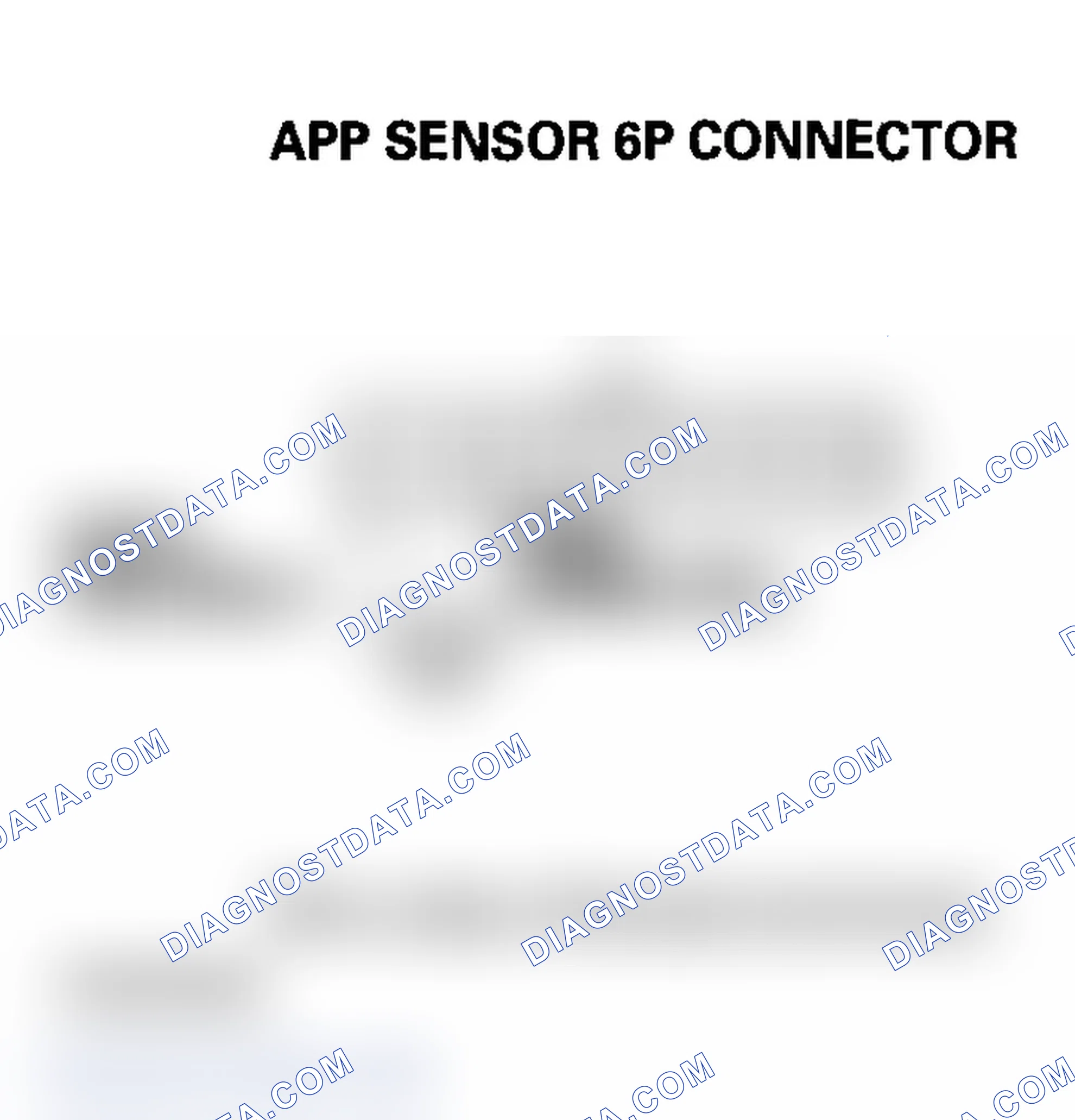 Scheme 393: DTC P2127: APP Sensor B (Throttle Position Sensor E) Circuit Low Voltage (2004-2005 Models)