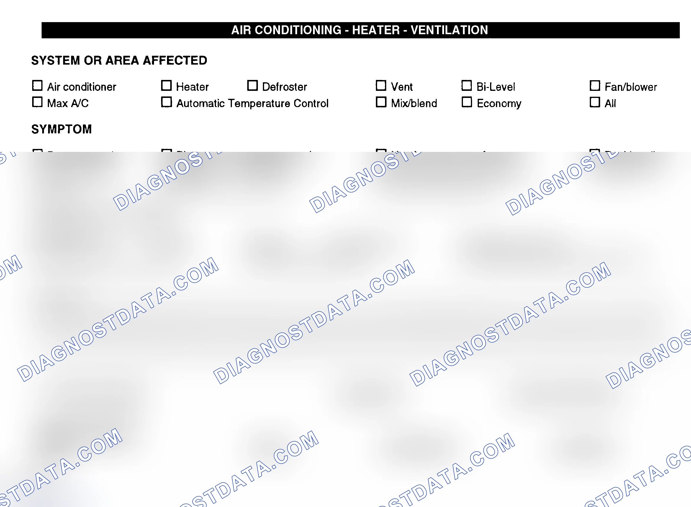 Scheme 8: Air Conditioning, Heater & Ventilation