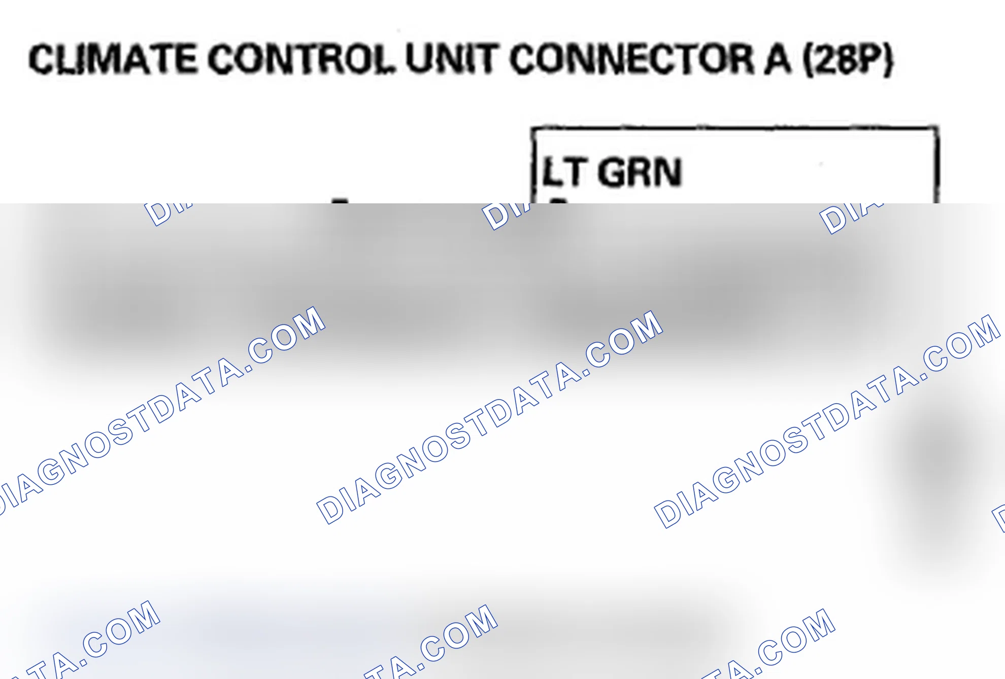 Scheme 291: Climate Control Power and Ground Circuit Troubleshooting