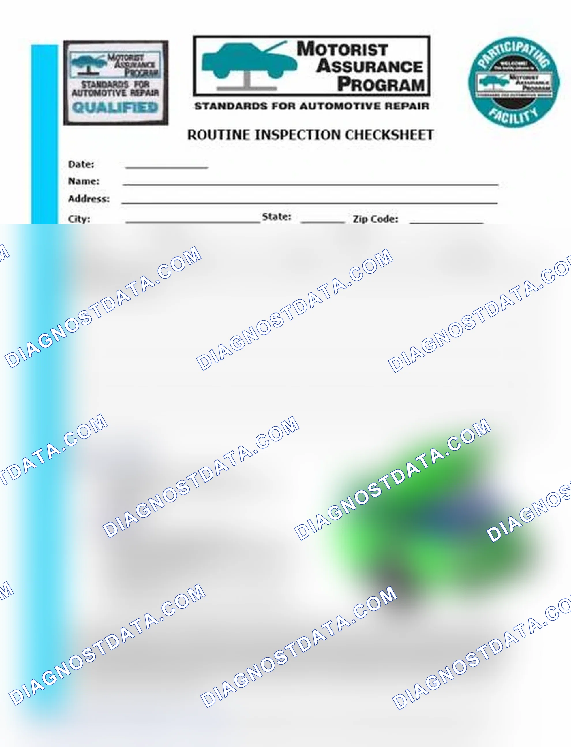Scheme 26: Routine Inspection Checksheet (1 Of 2)