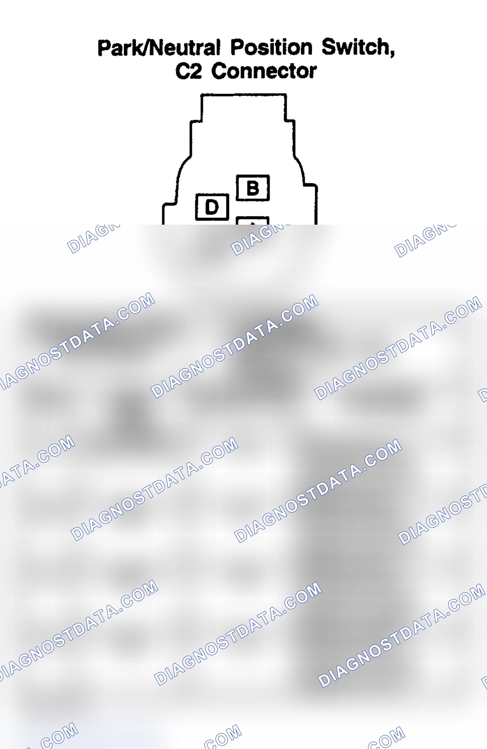 Scheme 207: PARK/NEUTRAL POSITION SWITCH (C2)