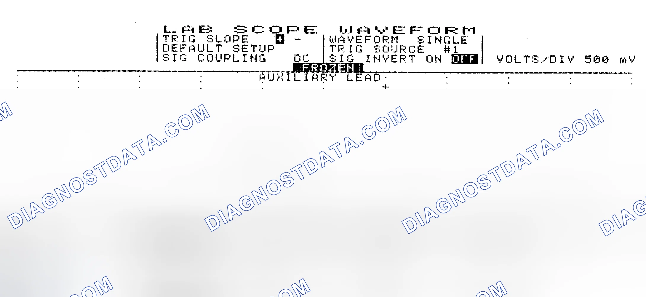 Scheme 10: Single Injector w/Excessive Current Flow - Current Pattern