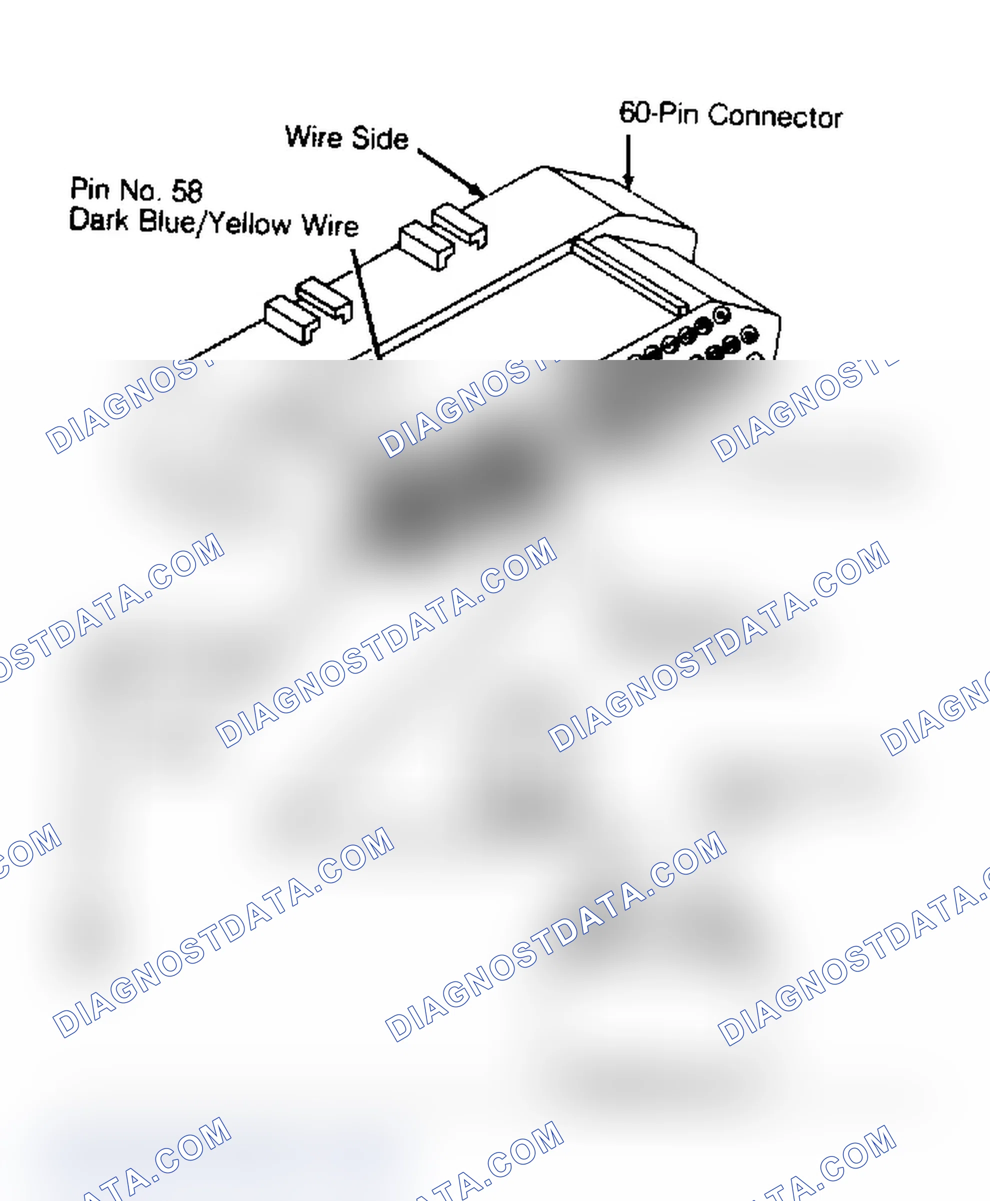 Scheme 225: NS9 (2 of 3) - Connecting Remote Starter Between 60-Pin Connector Pin No. 32 & Battery