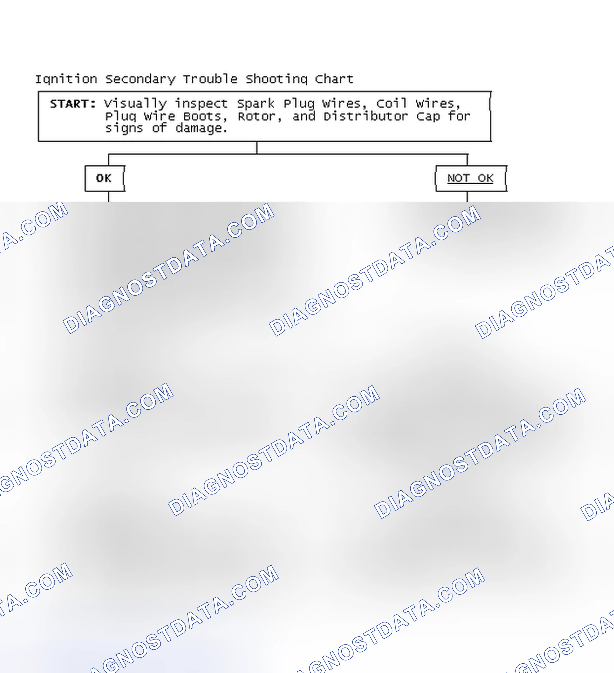 Scheme 1: Ignition Secondary Trouble Shooting Chart