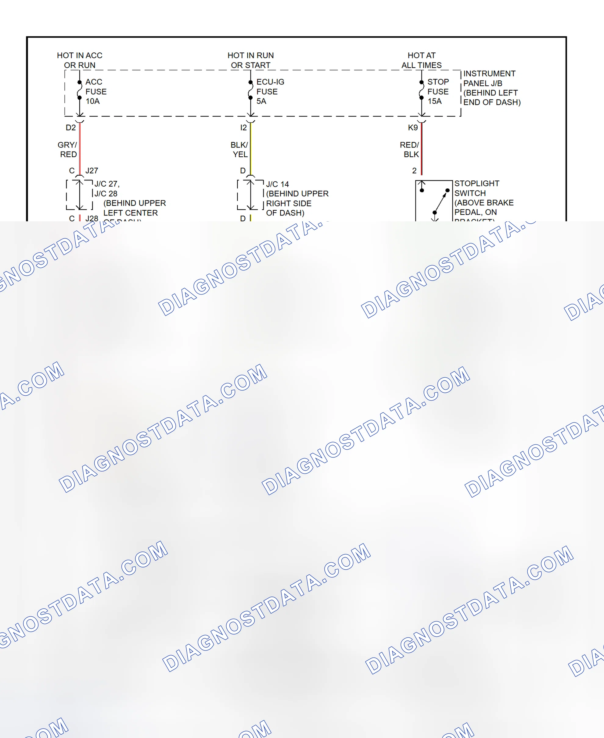 Scheme 325: Shift Interlock System Wiring Diagram (2002 - Toyota Prius)