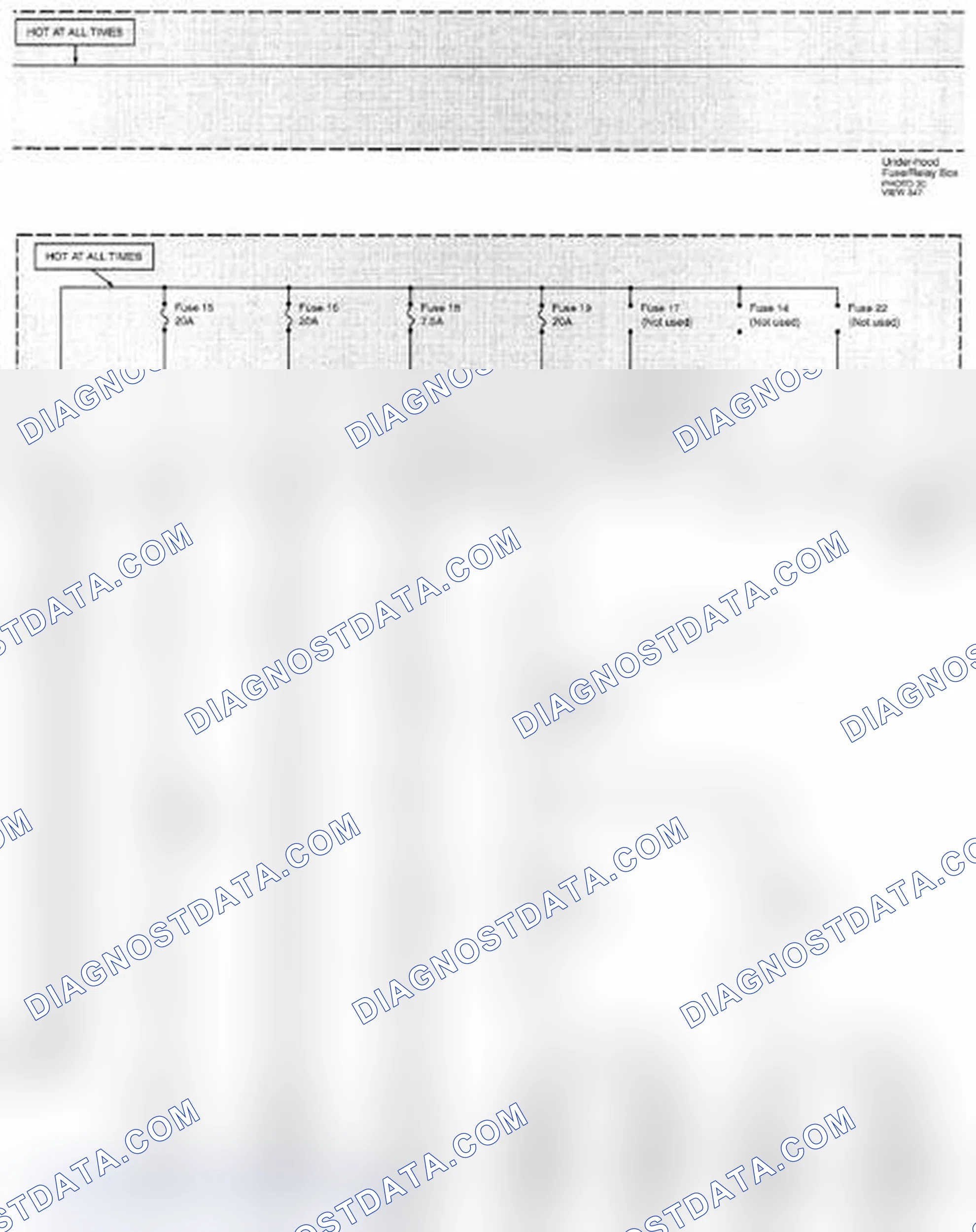 Scheme 84: Power Distribution Circuit Diagram - All Models (Page 10-1)