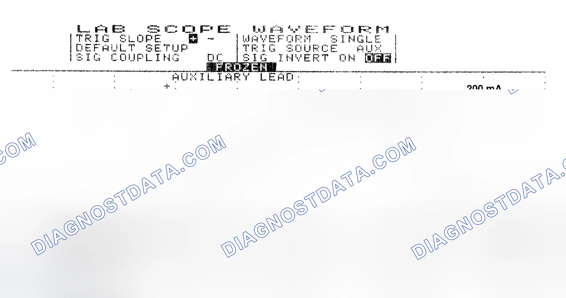 Scheme 13: Single Injector w/Normal Current Flow - Current Pattern