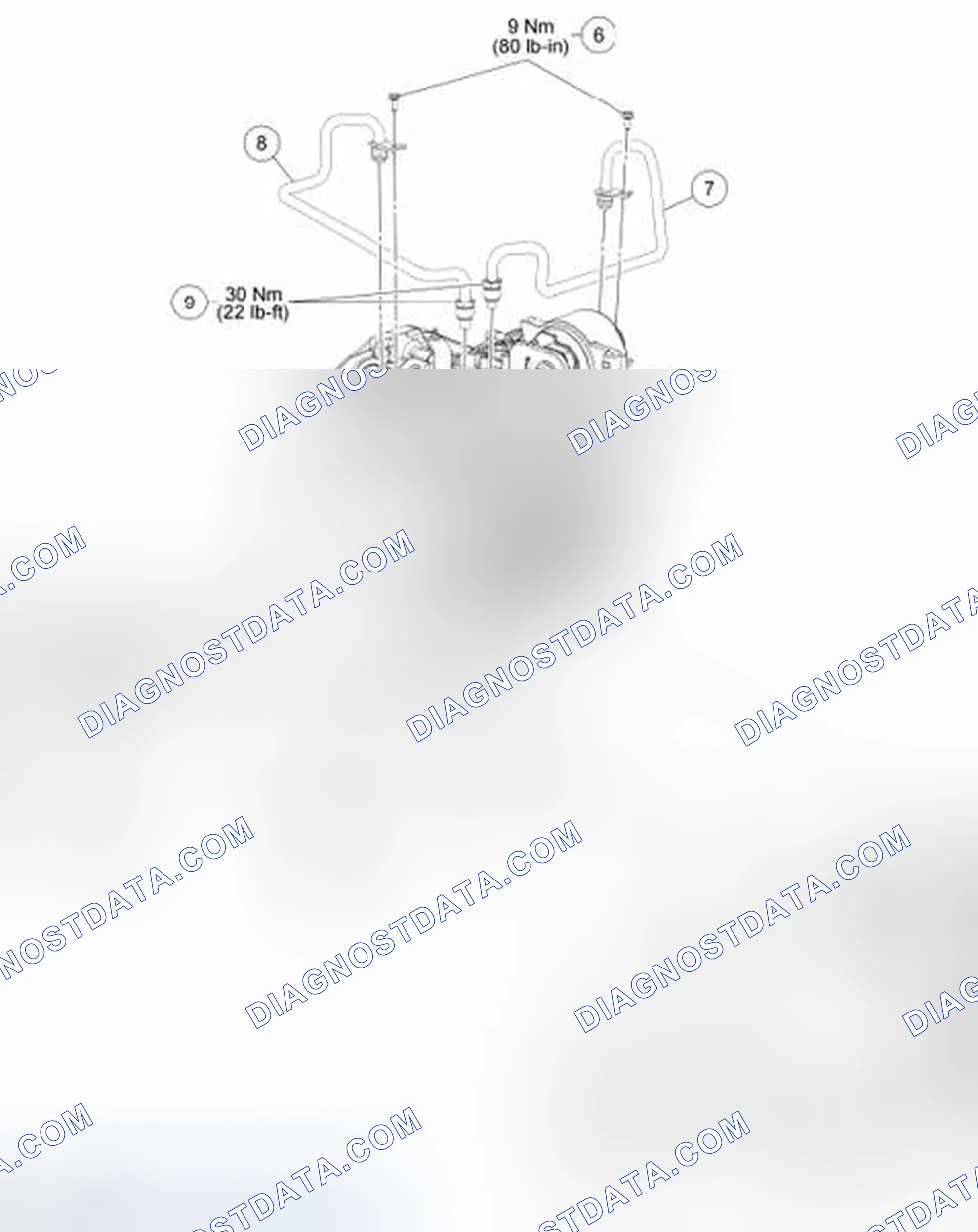 Scheme 94: Transmission Fluid Cooler Tubes (3.5L Engine)