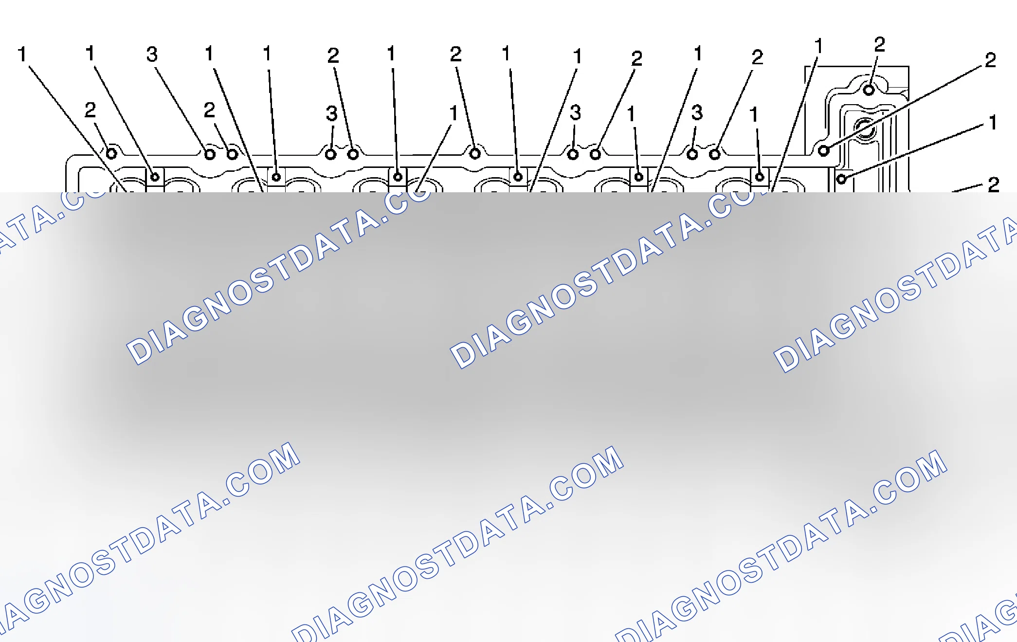Scheme 37: Cylinder Head - Top View