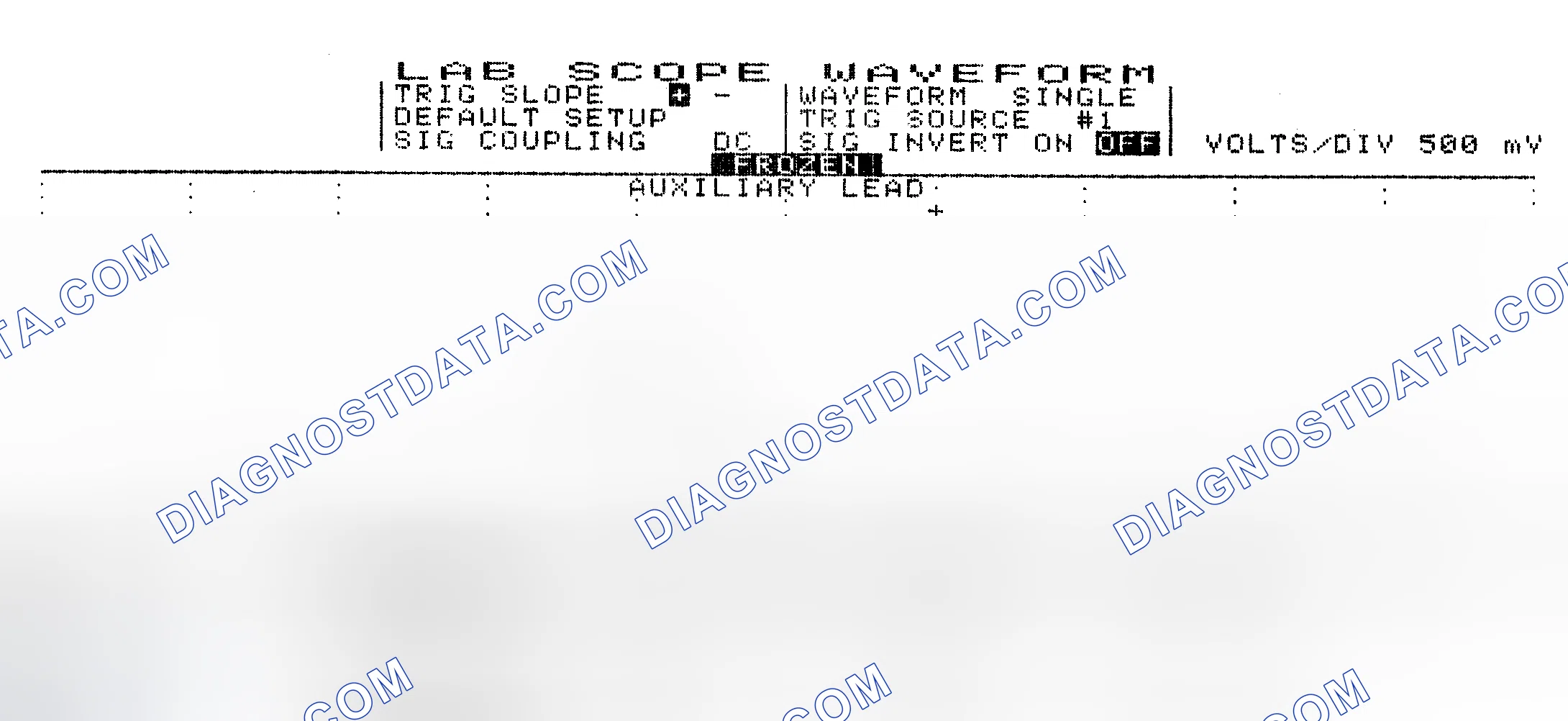 Scheme 10: Single Injector w/Excessive Current Flow - Current Pattern