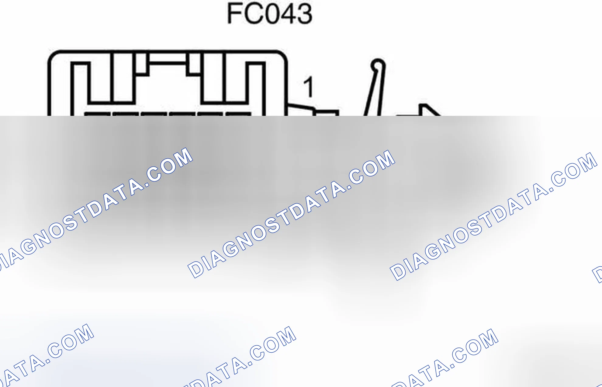 Scheme 20: Connector Pin Identity Chart for FC043