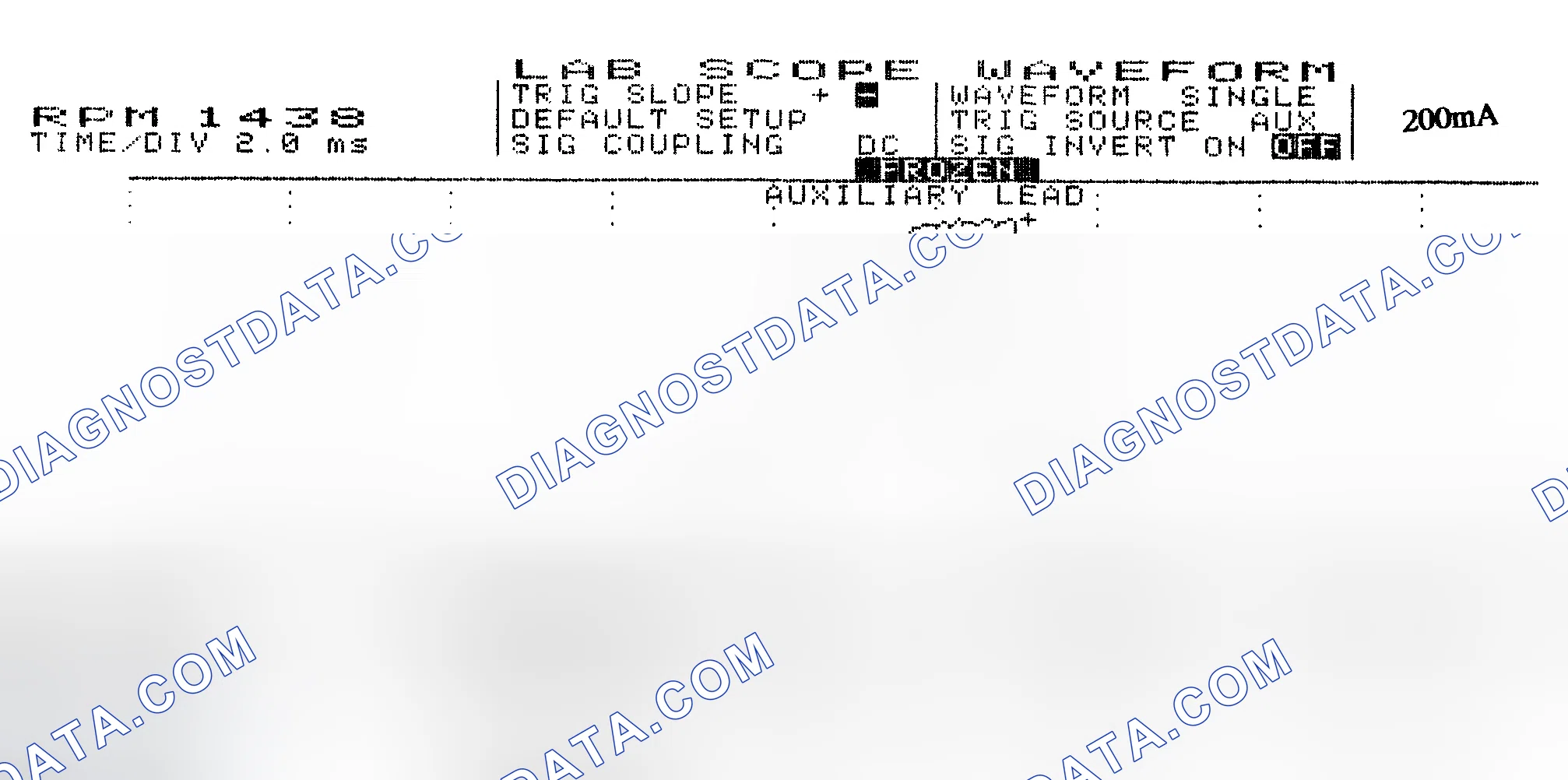 Scheme 15: Single Injector w/Normal Current Flow - Current Pattern