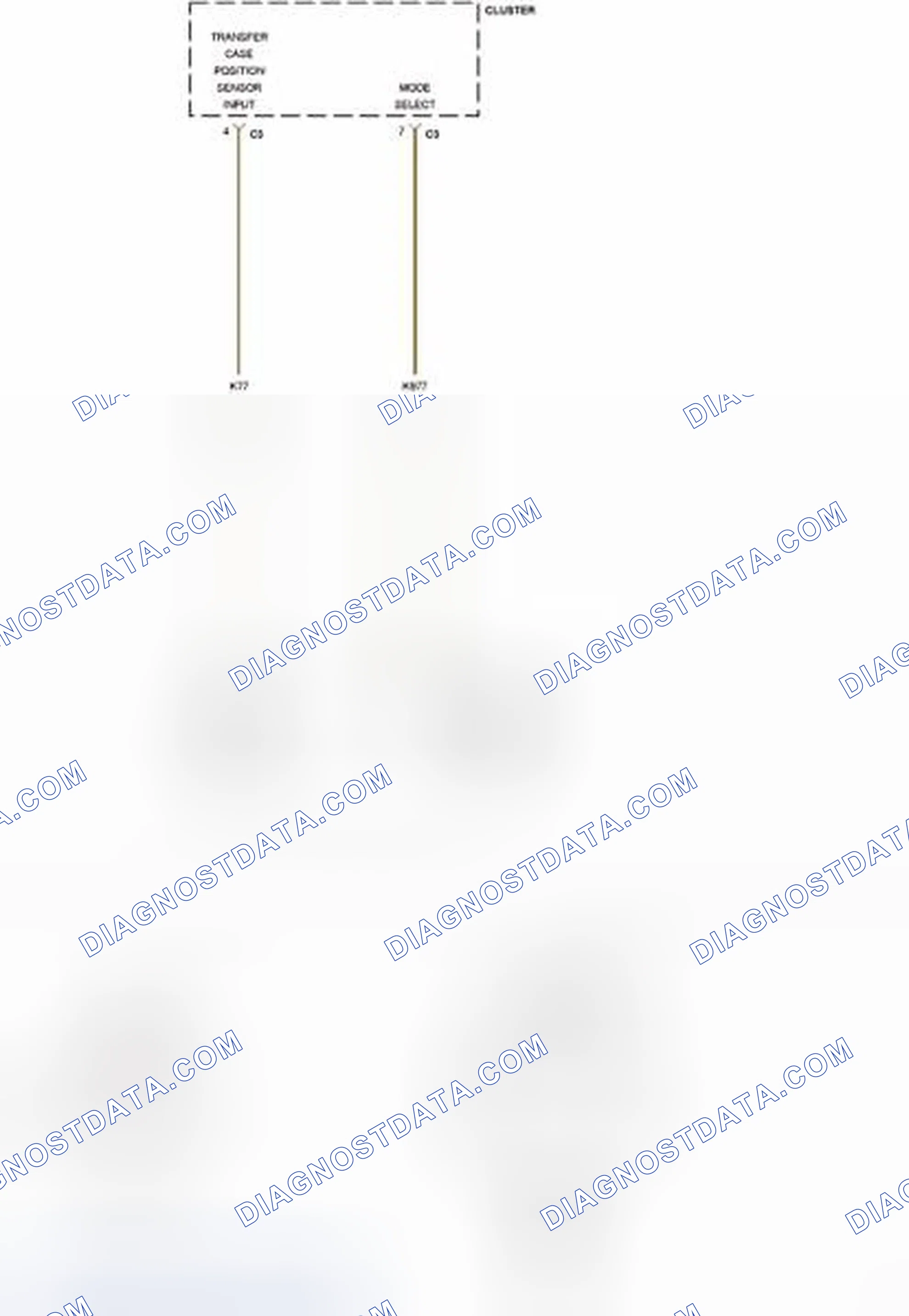 Scheme 7: P0838-FOUR WHEEL DRIVE (4WD) SWITCH CIRCUIT LOW