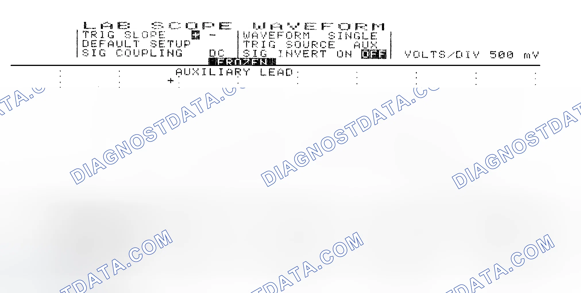 Scheme 14: Single Injector w/Excessive Current Flow - Current Pattern