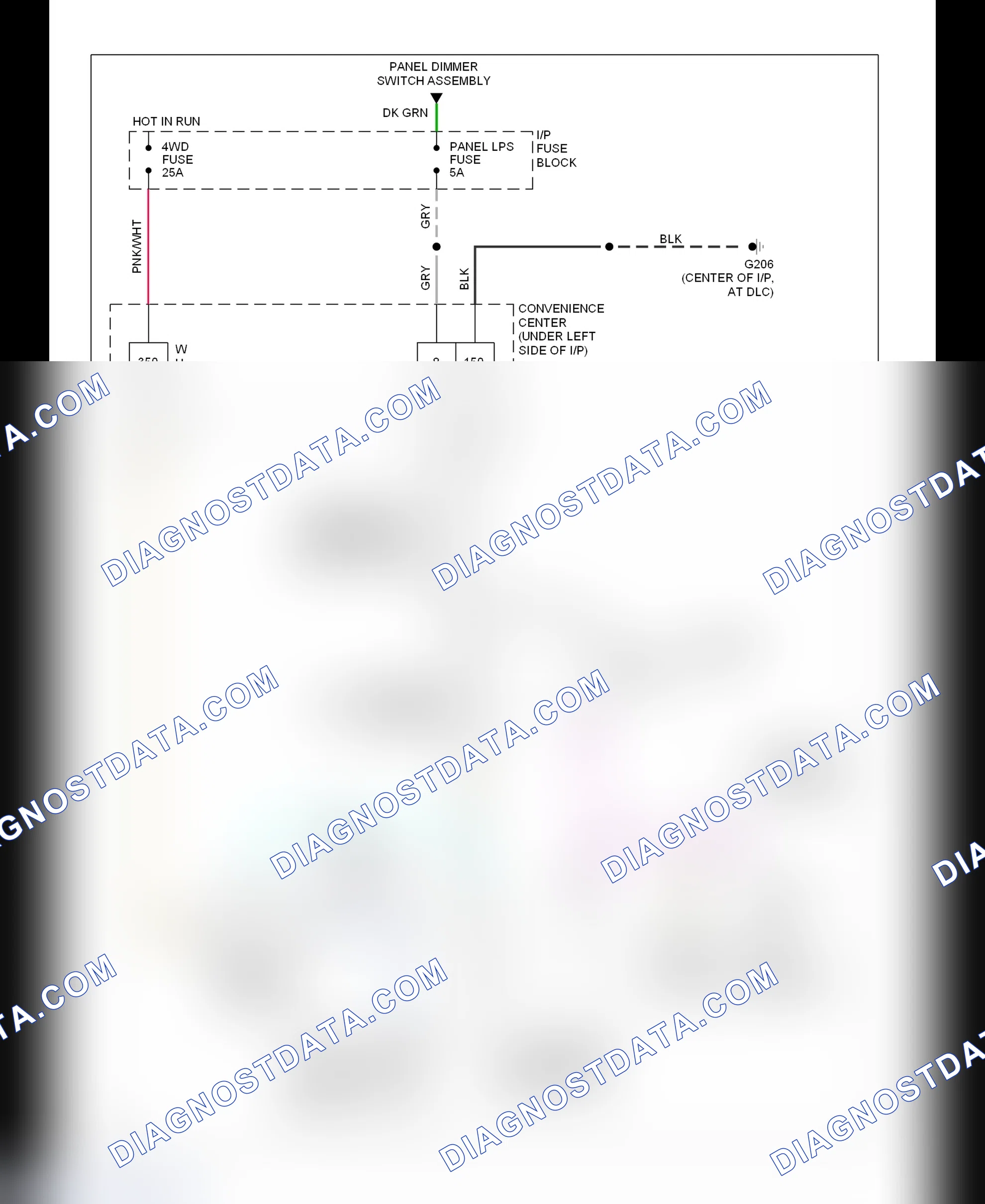 Scheme 9: Transfer Case Circuit (1994 Except K300)