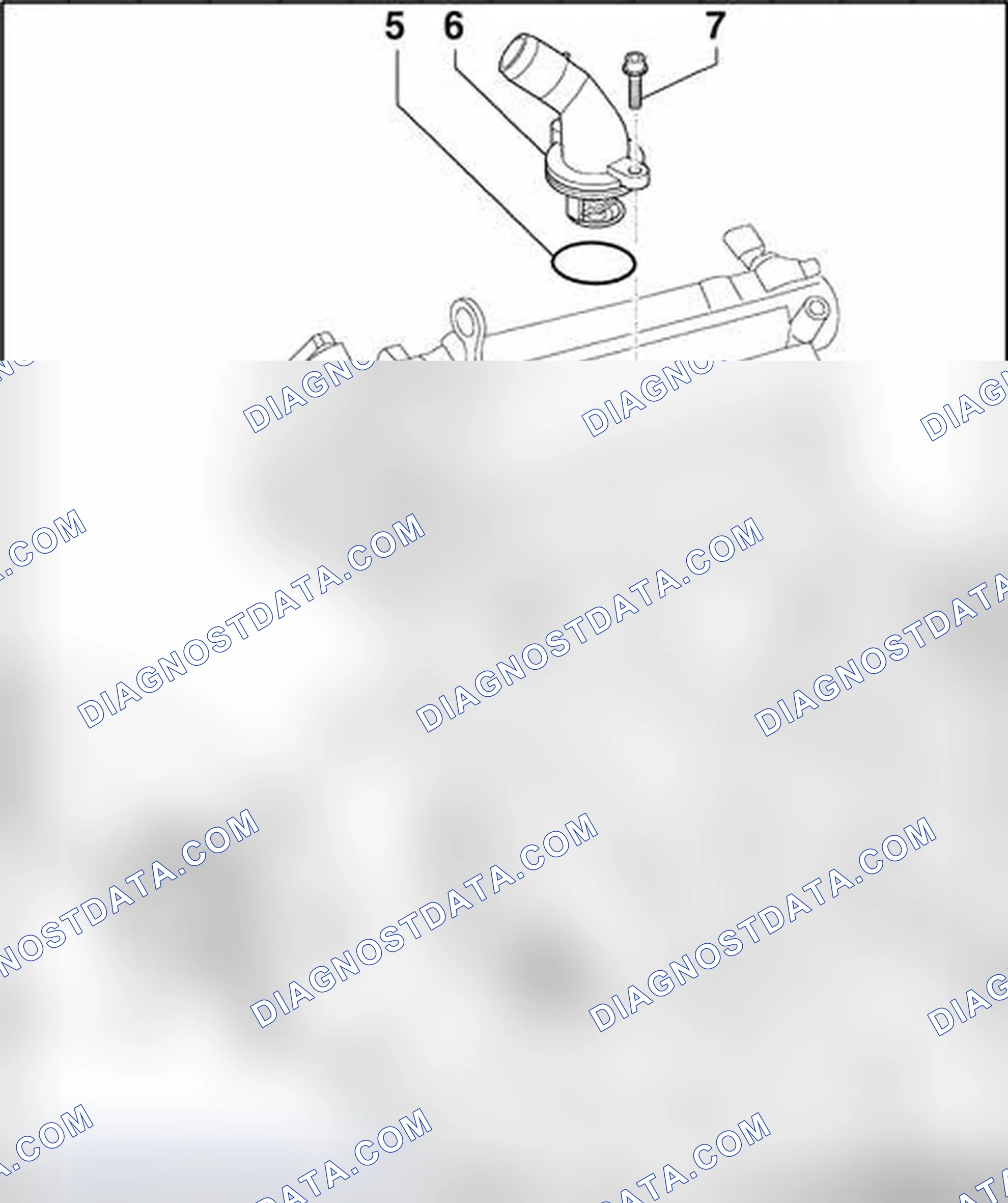 Scheme 376: Coolant pump and coolant regulator