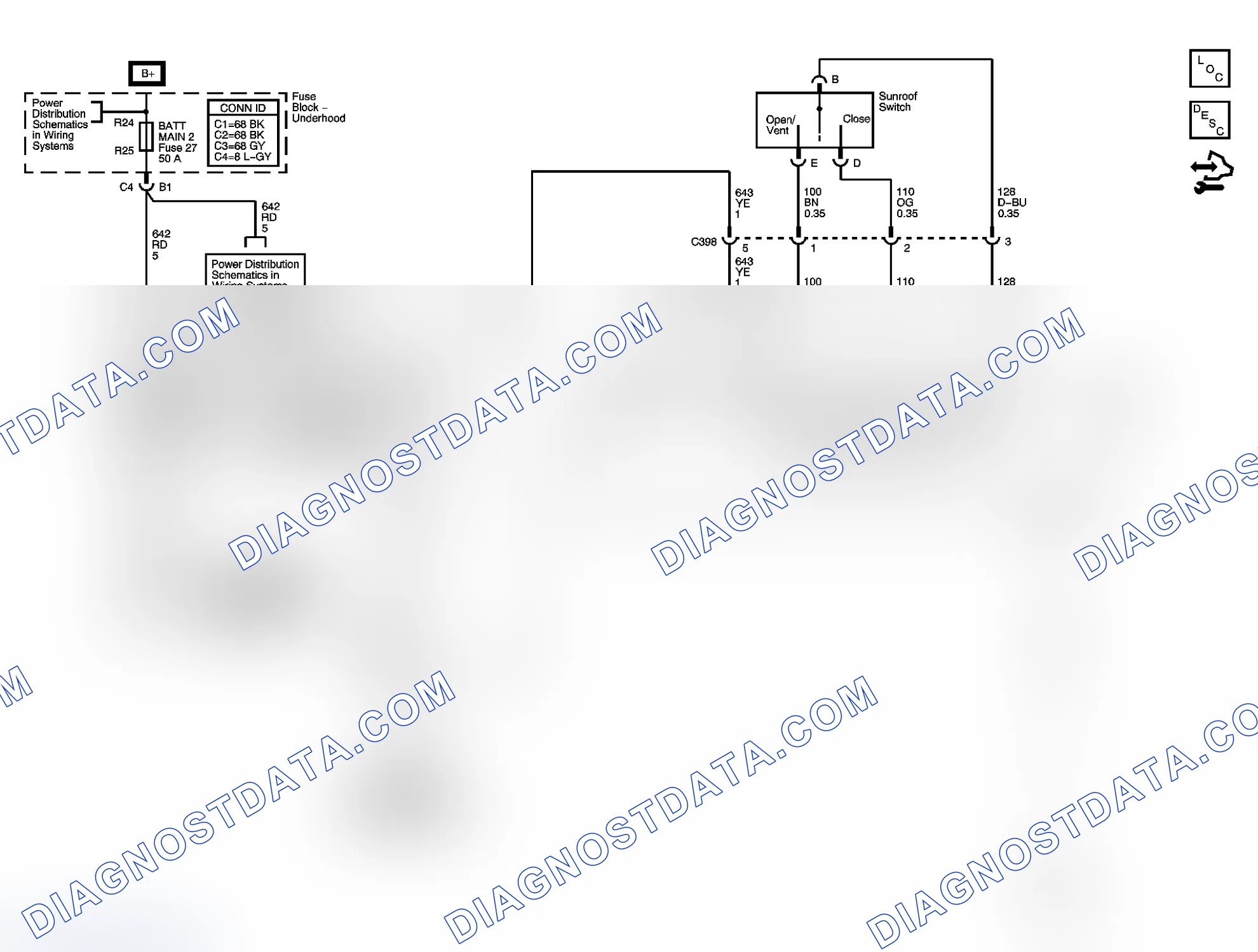 Scheme 1: Power Sunroof Schematics