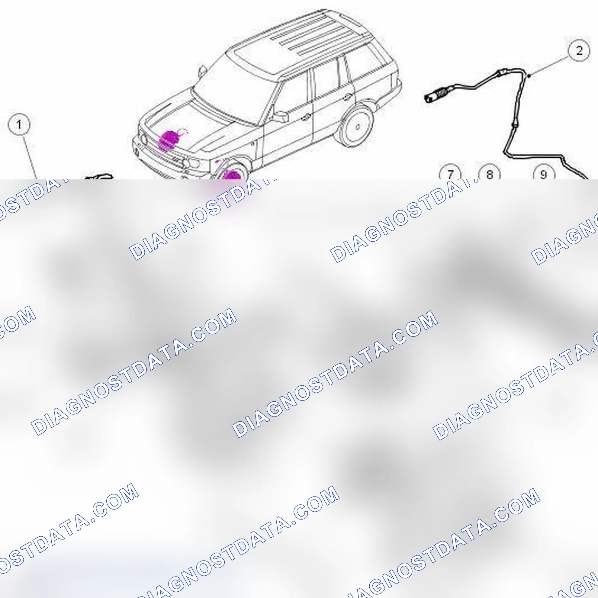 Scheme 1: COMPONENT LOCATION - 4.4L V8 NATURALLY ASPIRATED