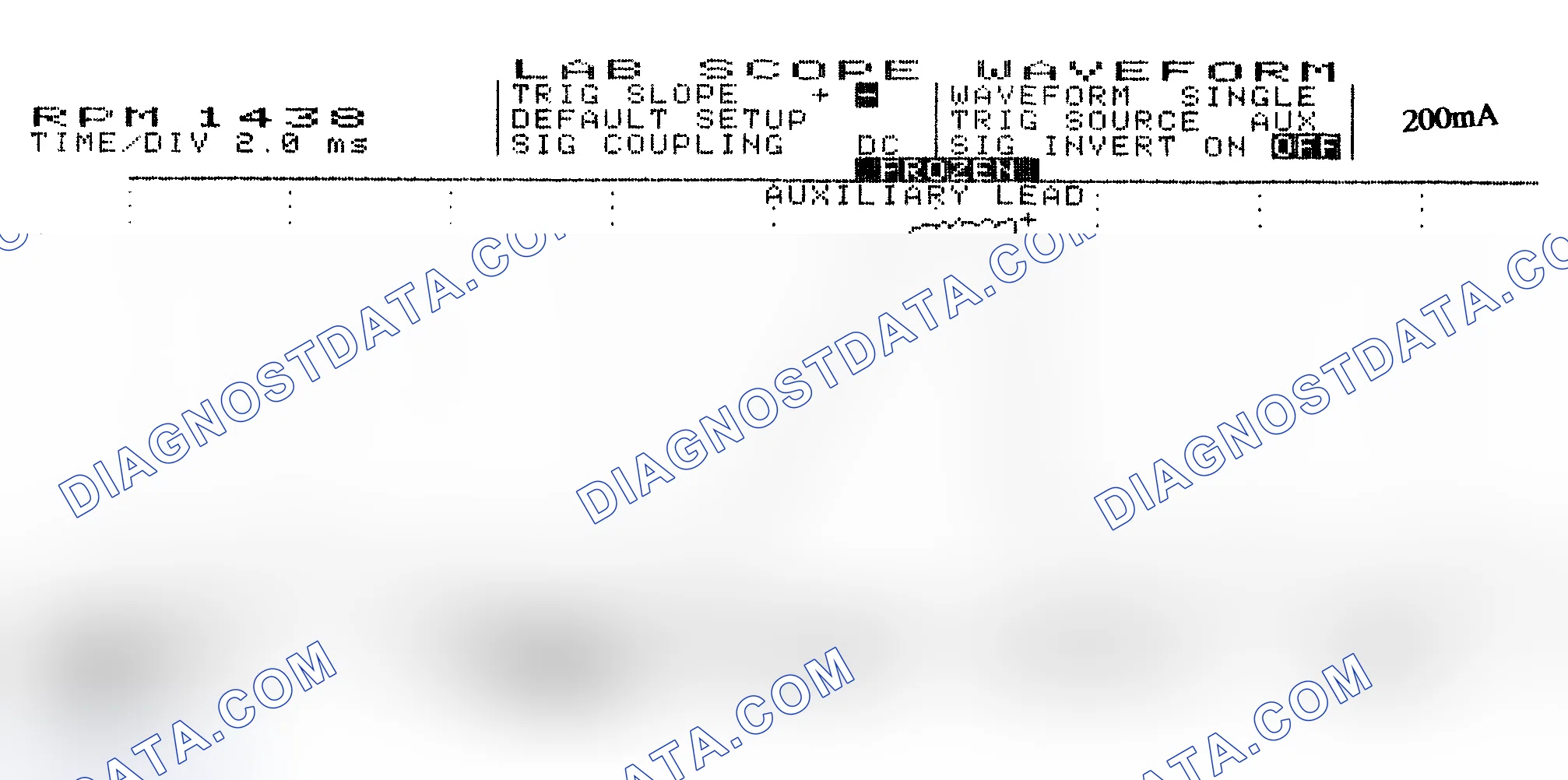 Scheme 15: Single Injector w/Normal Current Flow - Current Pattern