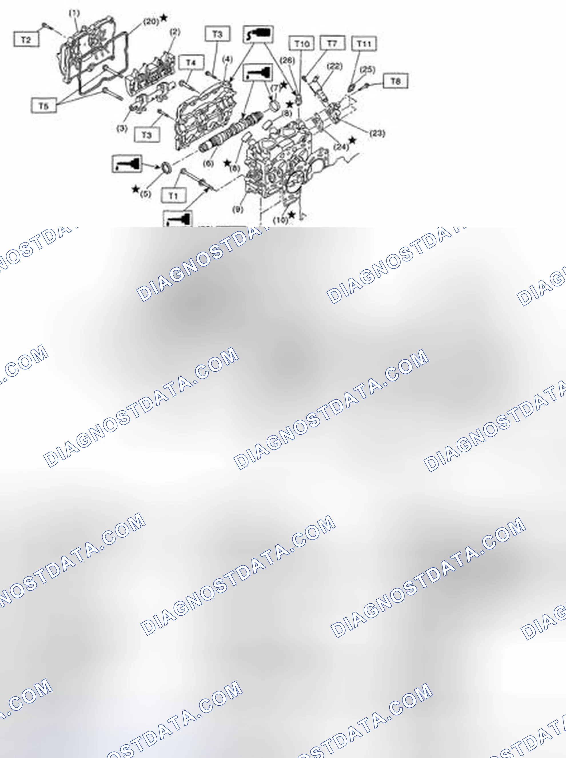 Scheme 70: CYLINDER HEAD AND CAMSHAFT