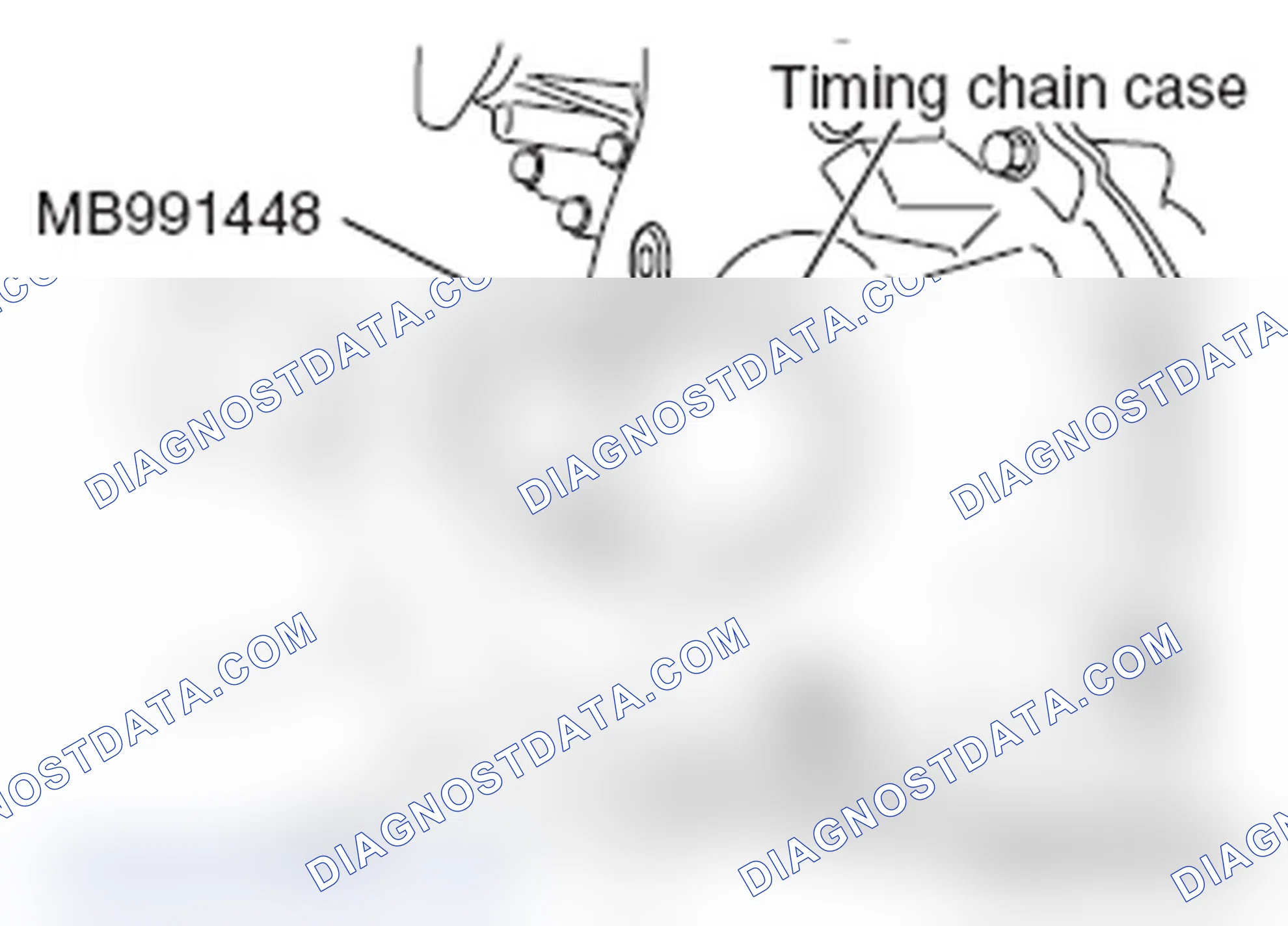 Scheme 302: >> C << CRANKSHAFT FRONT OIL SEAL INSTALLATION