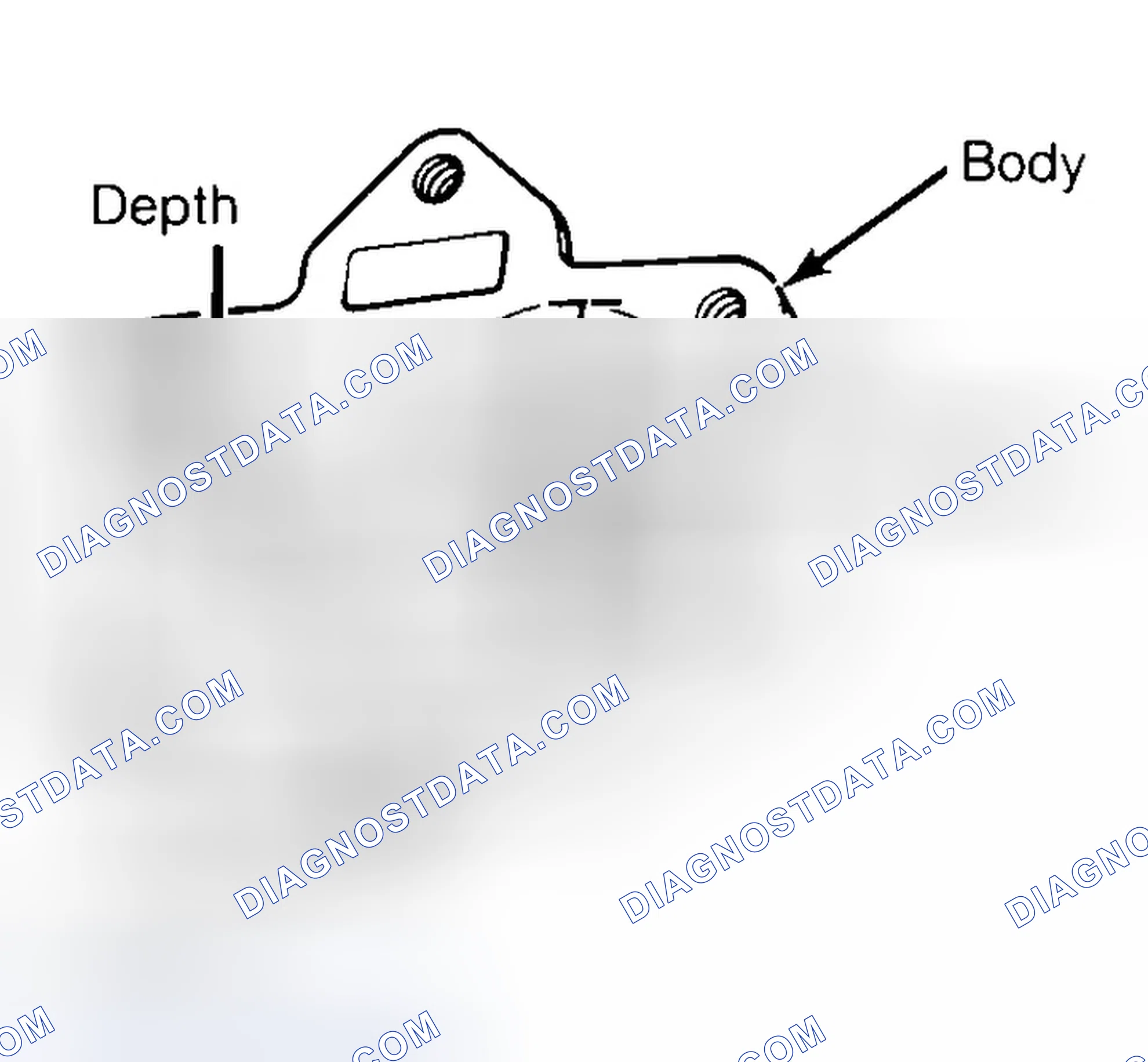 Scheme 35: Measuring Oil Pump Gear Cavity