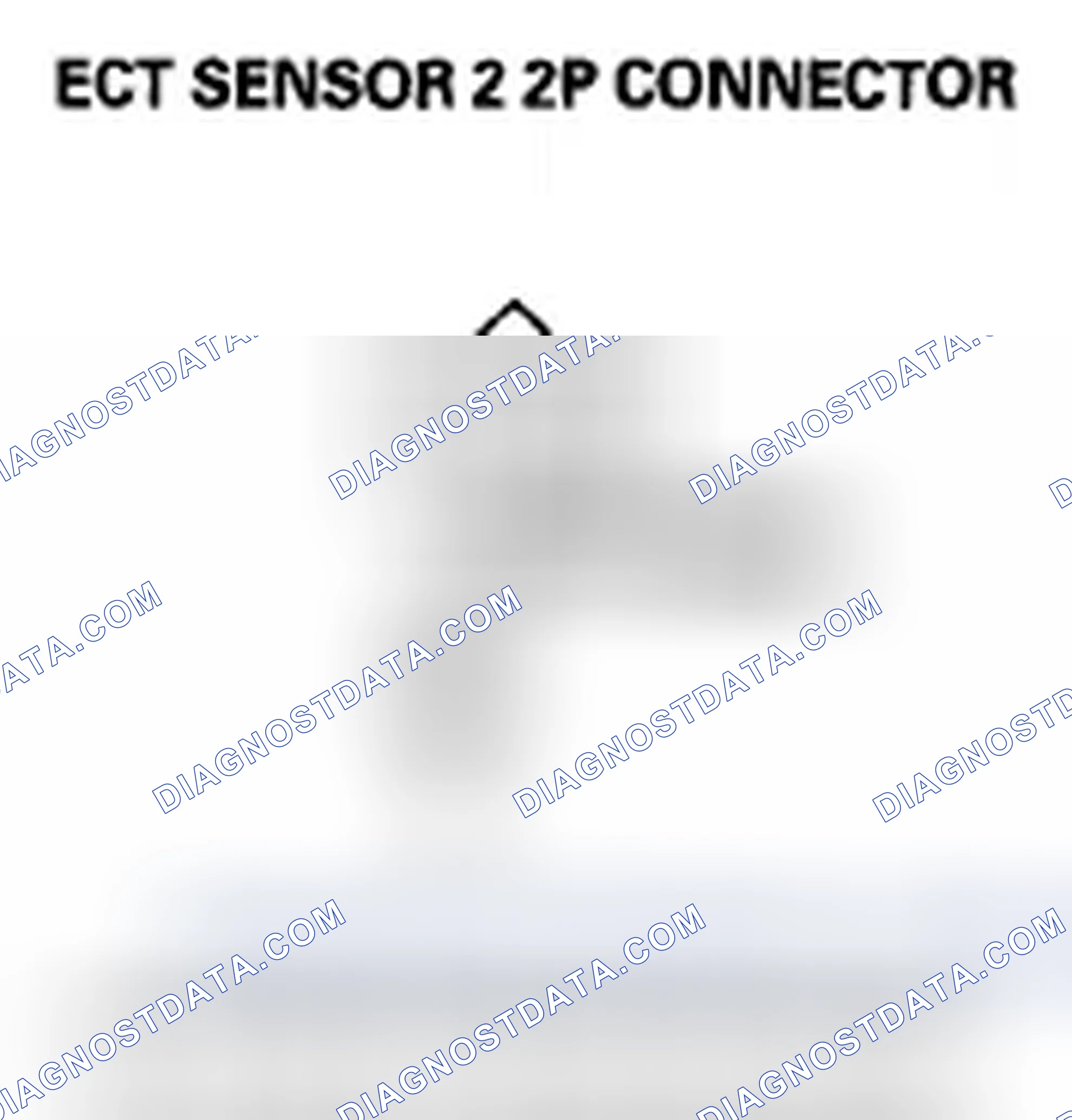 Scheme 493: DTC P2184: ECT Sensor 2 Circuit Low Voltage