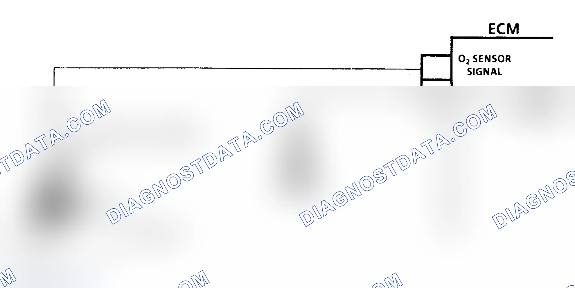 Scheme 33: Code 13 Schematic (5.7L) Open Oxygen Sensor Circuit