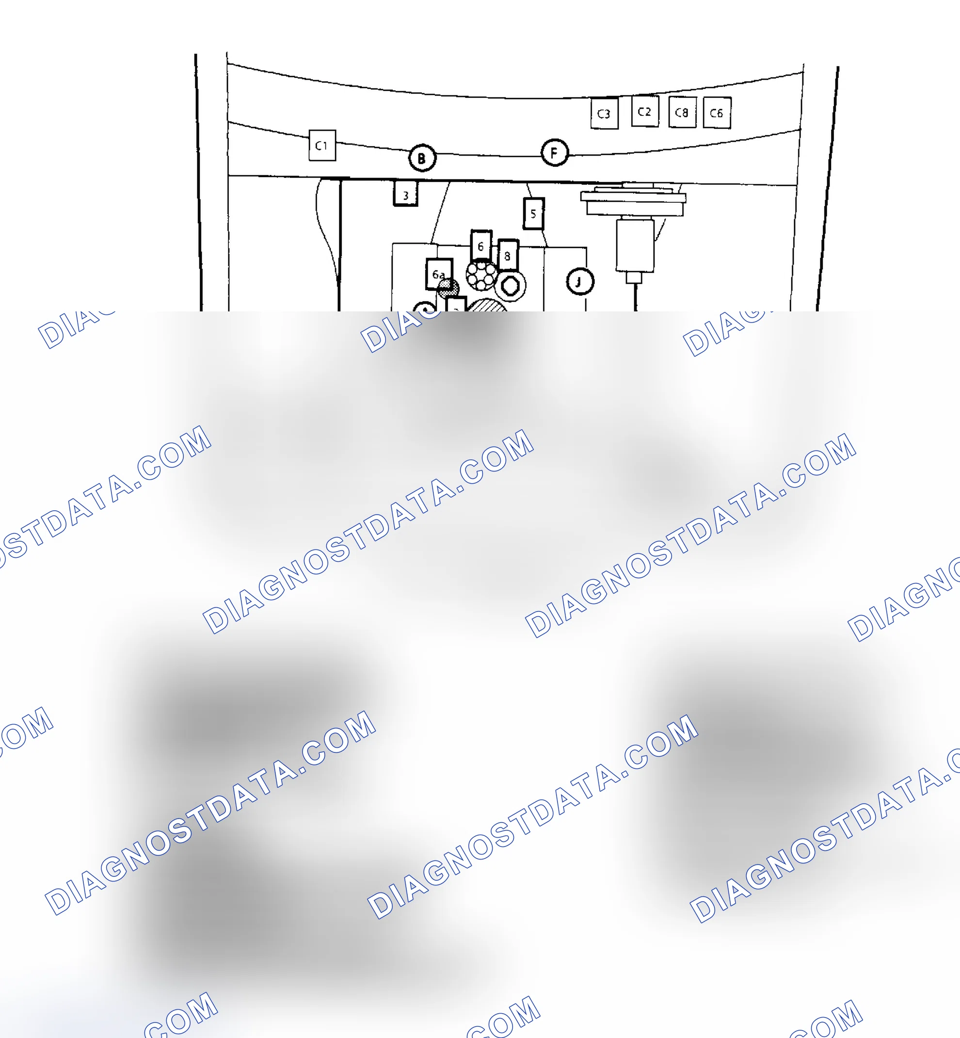 Scheme 146: Component Locations for "C/K" Series 4.3L