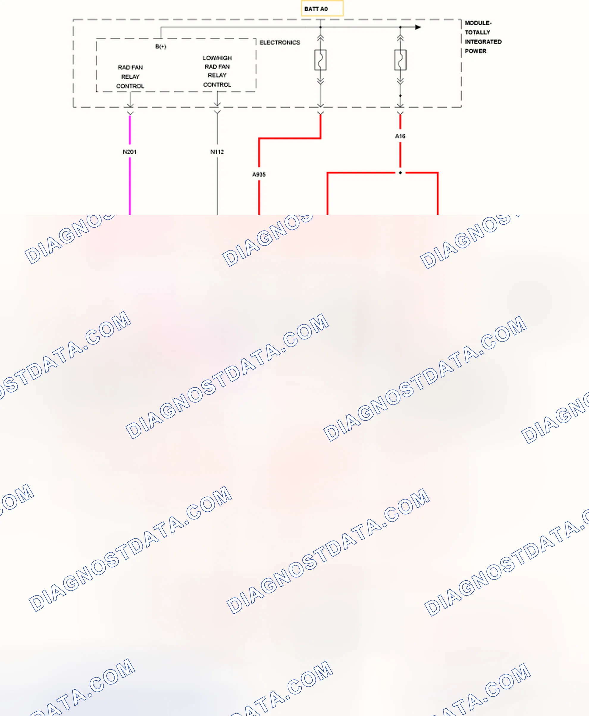 Scheme 473: CHECKING THE COOLING FAN OPERATION
