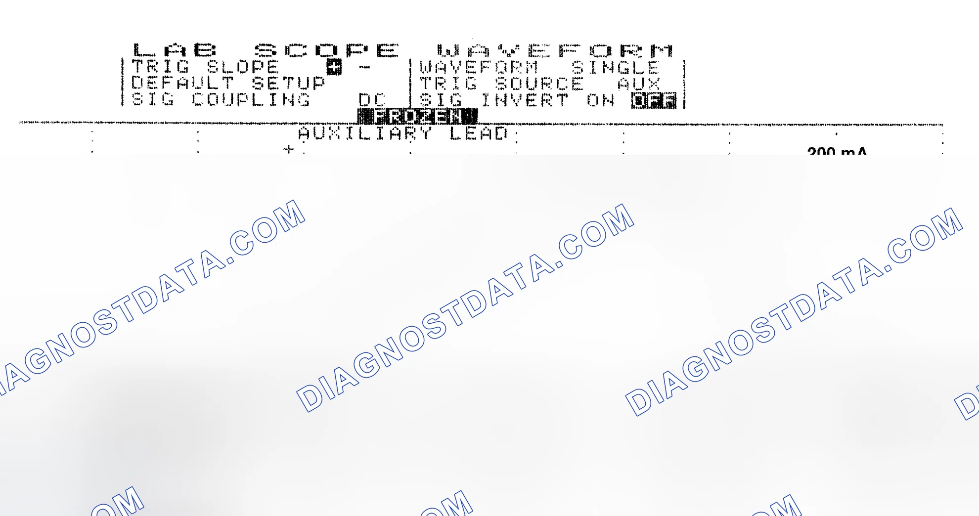 Scheme 13: Single Injector w/Normal Current Flow - Current Pattern