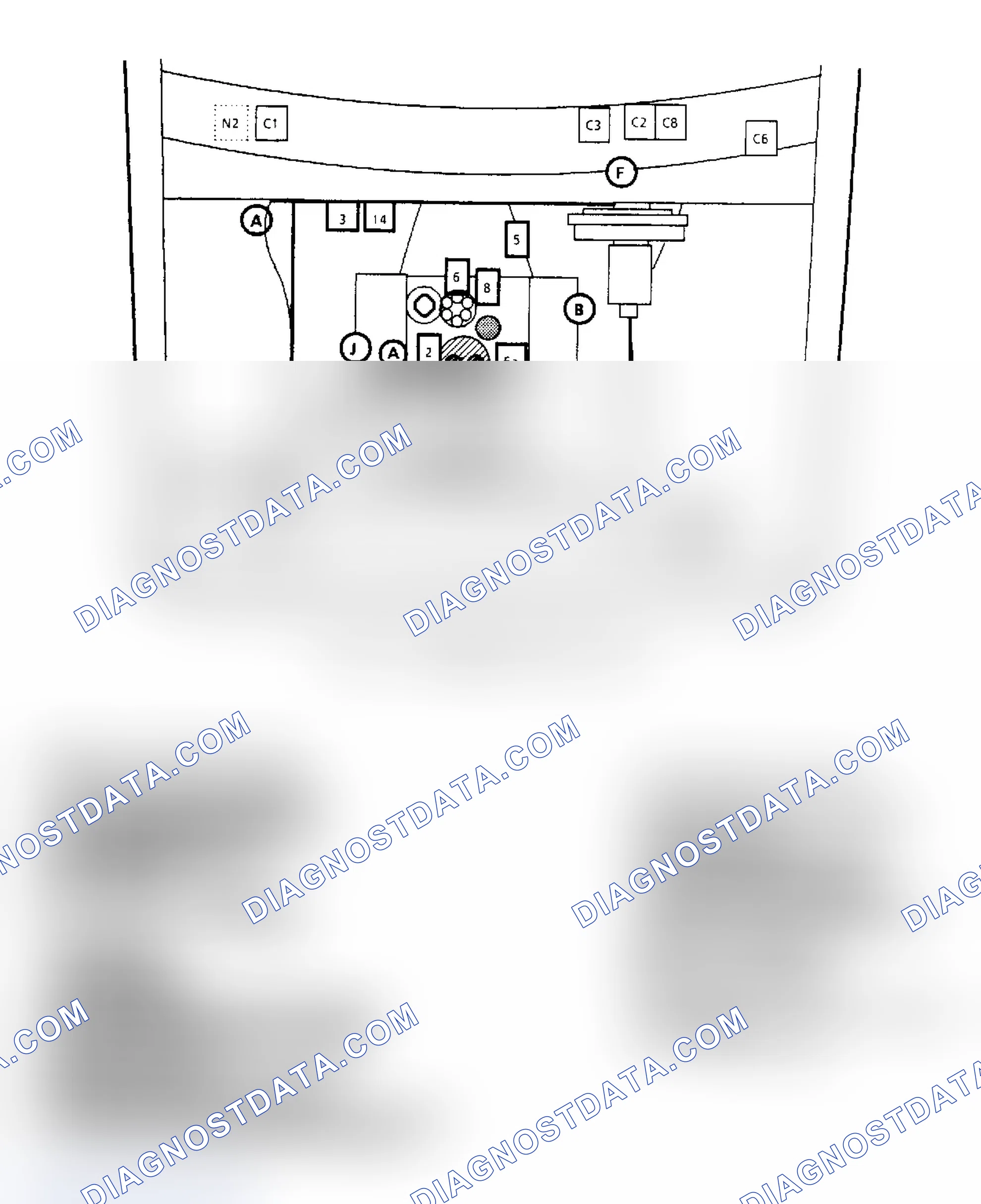 Scheme 147: Component Locations for "C/K" Series 5.0L & 5.7L