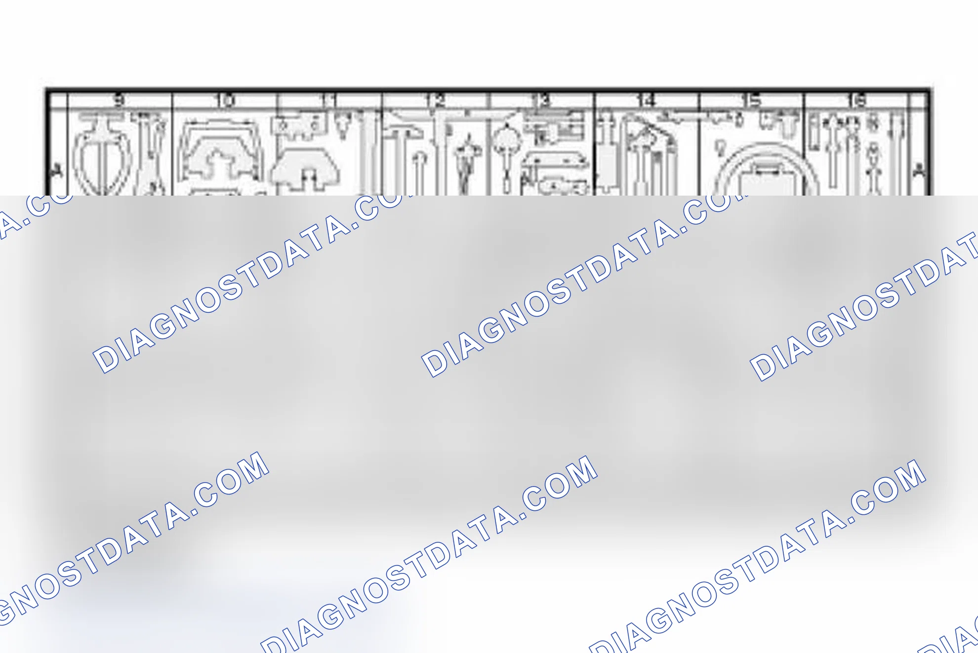 Scheme 22: 00 0 020 Special tool board II complete