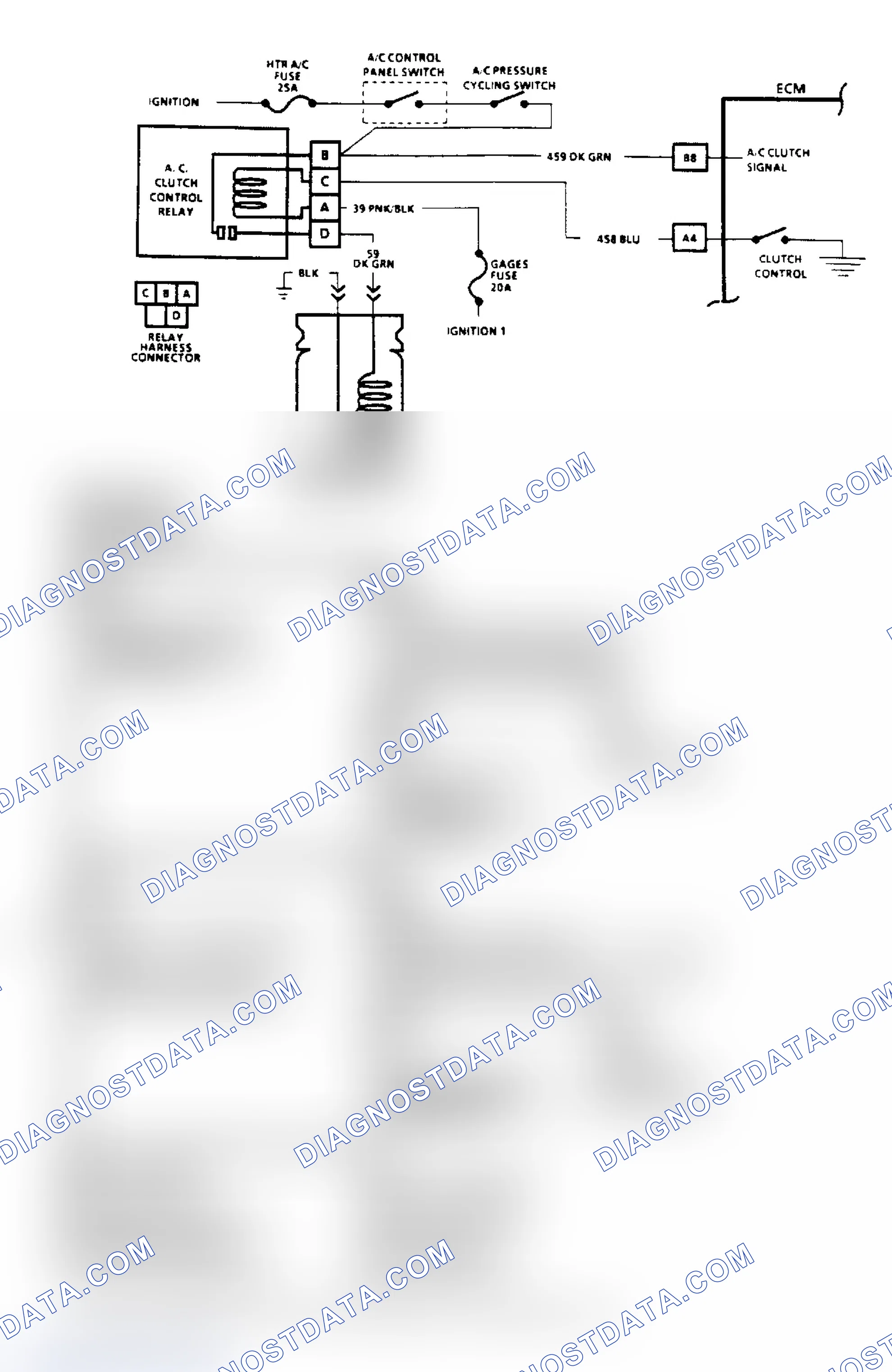 Scheme 95: A/C Clutch Control Diagnosis Flow Chart (2.5L) (3 Of 3)