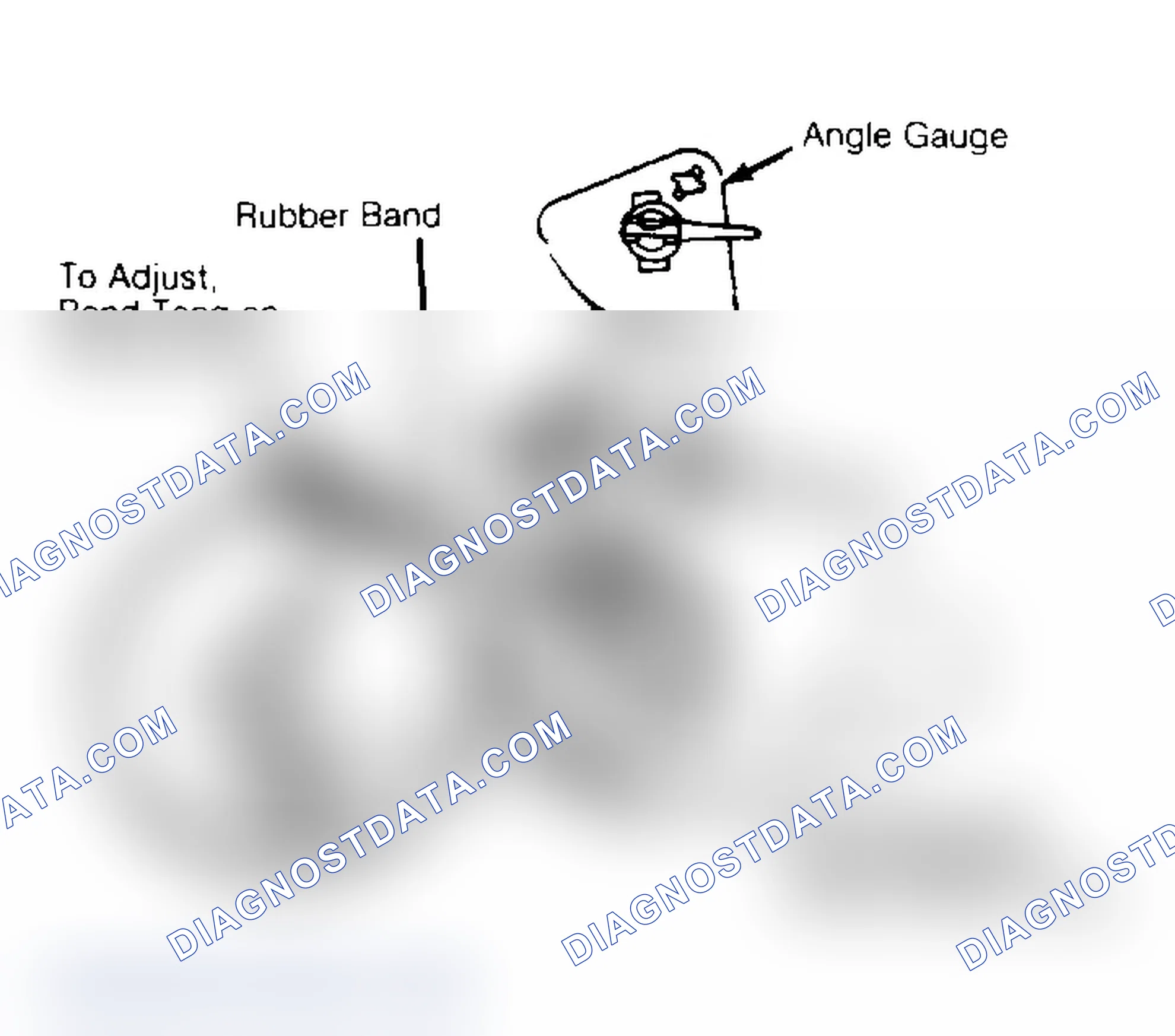 Scheme 61: Choke Rod (Fast Idle Cam) Adjustment Bend tang on fast idle cam to adjust.