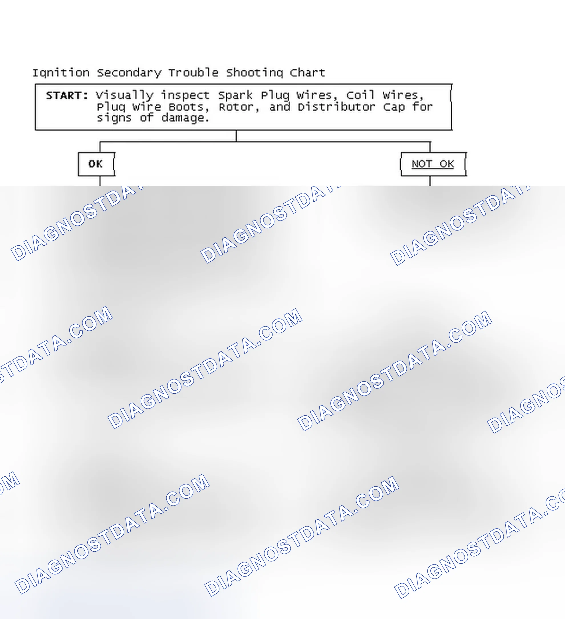 Scheme 1: Ignition Secondary Trouble Shooting Chart