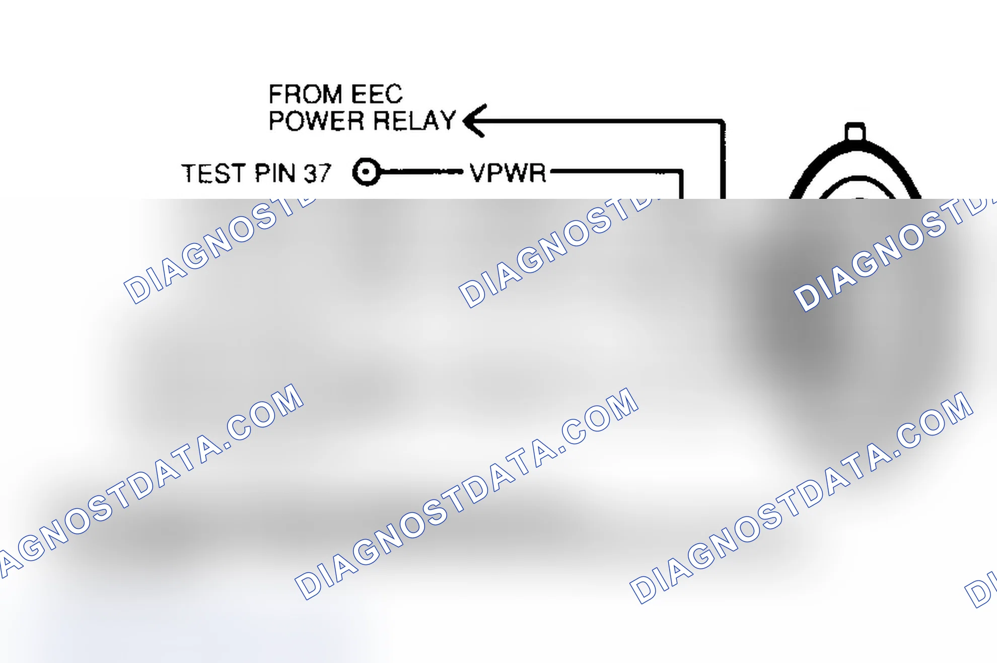 Scheme 11: MAF Sensor Ckt. & Connector Terminal ID (Bronco - Gray Connector)