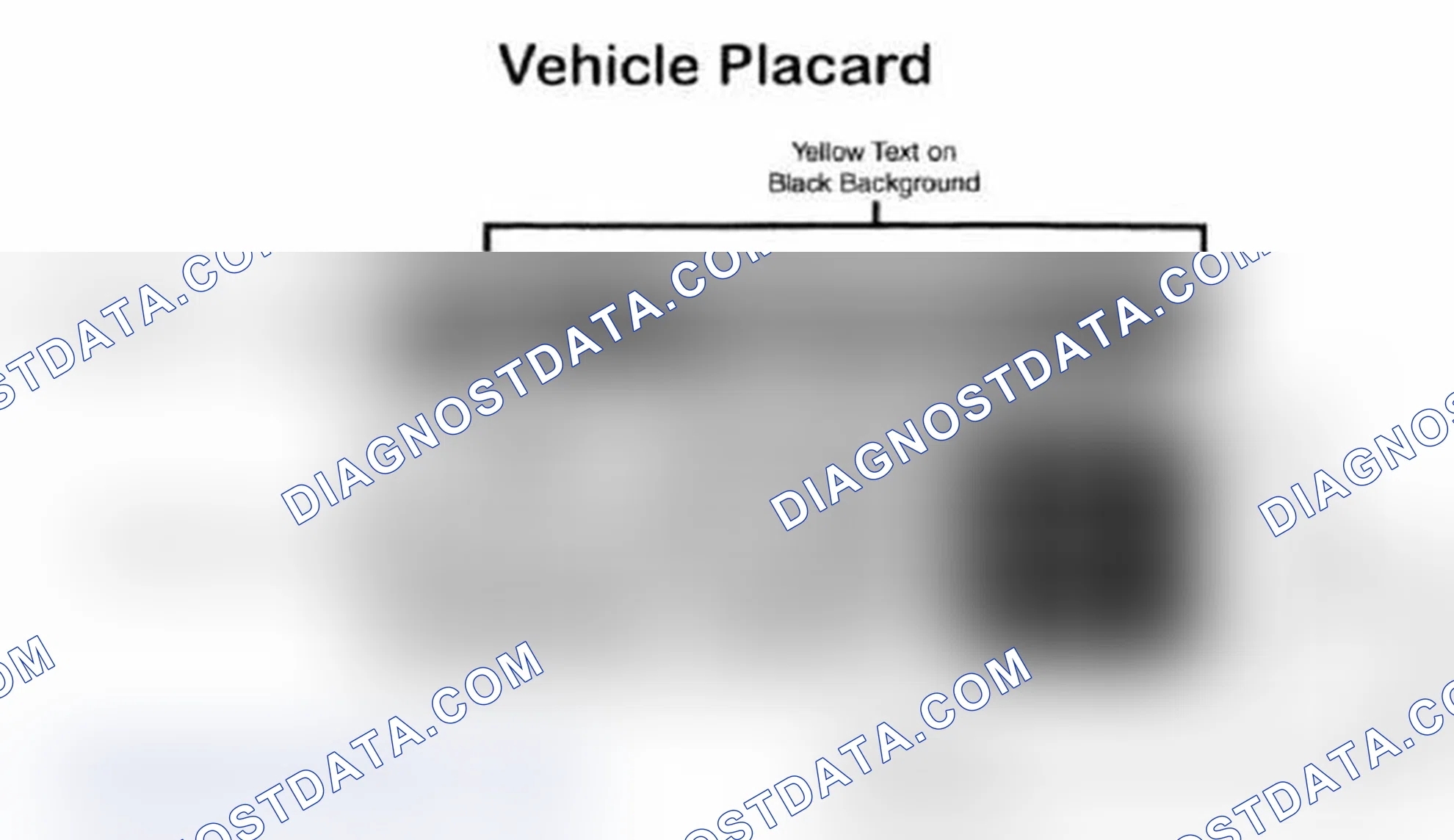 Scheme 28: Vehicle Tire Placard - Typical