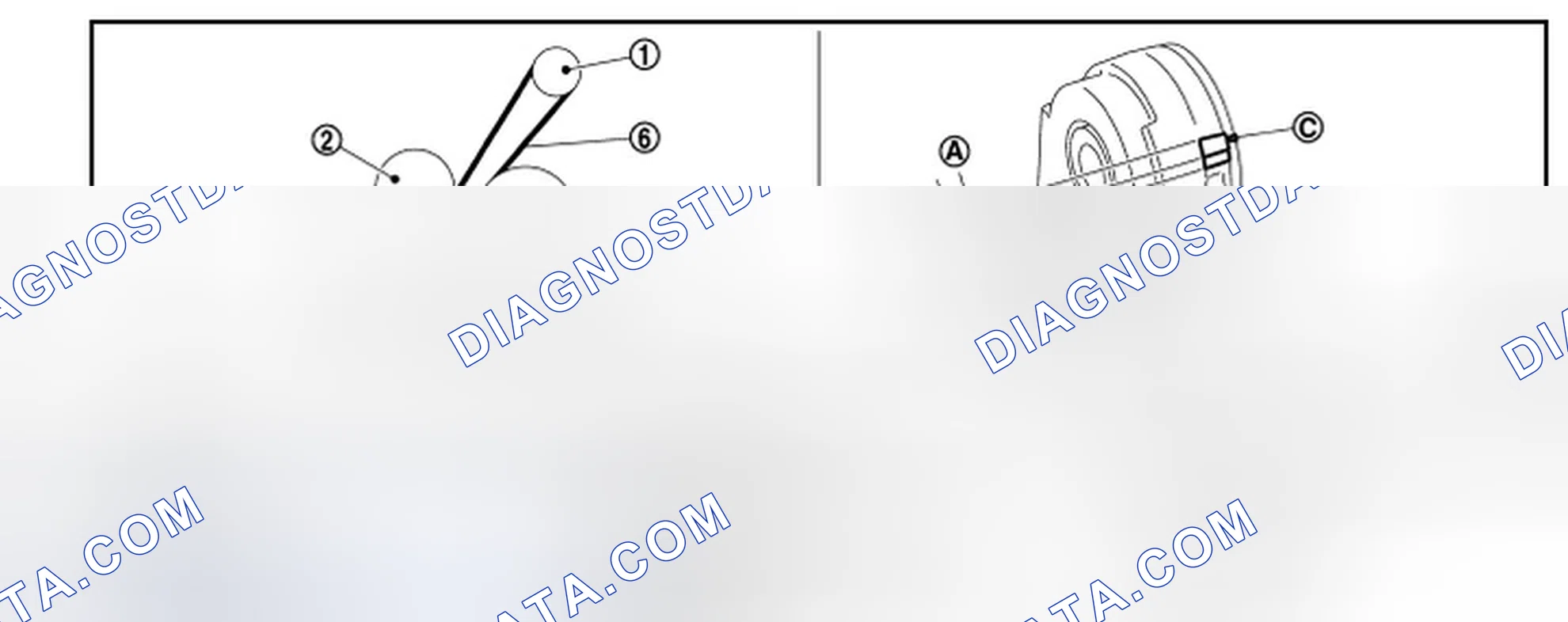Scheme 43: DRIVE BELT: Inspection