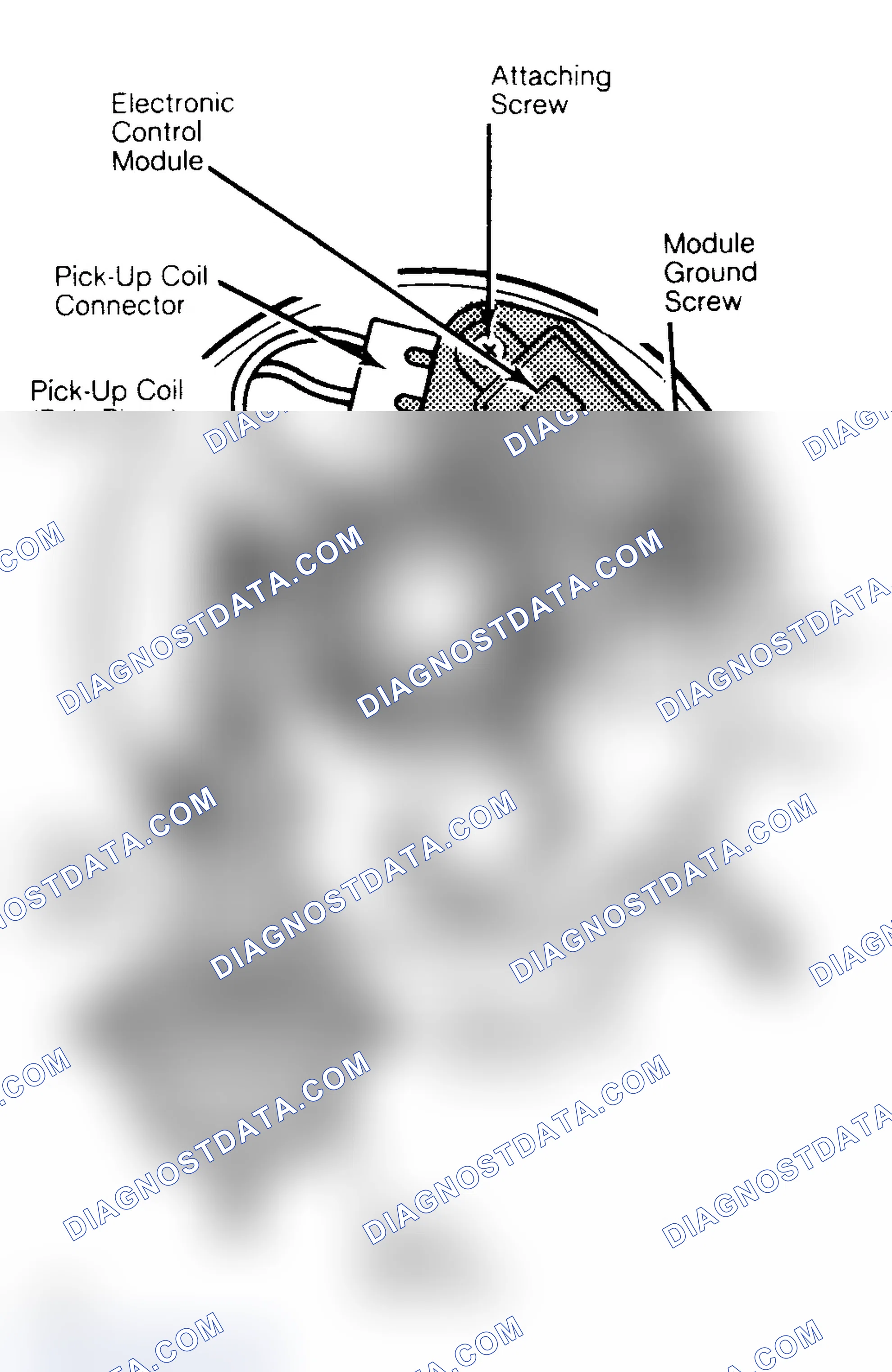 Scheme 9: Internal Components of HEI Distributor Number of module terminals will vary between regular and ESC systems.