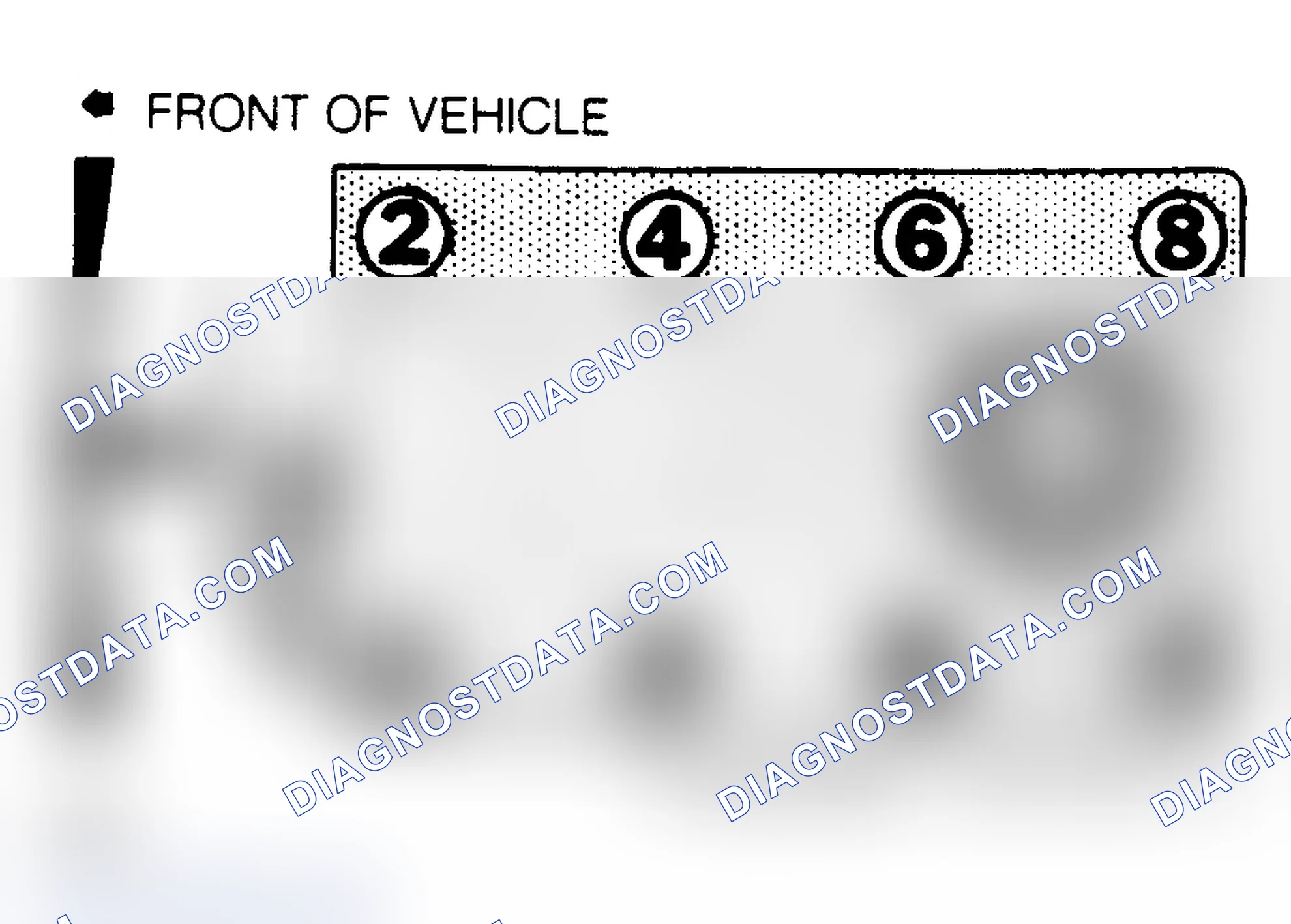 Scheme 2: Firing Order & Timing Marks (5.0L & 5.7L VIN 7)