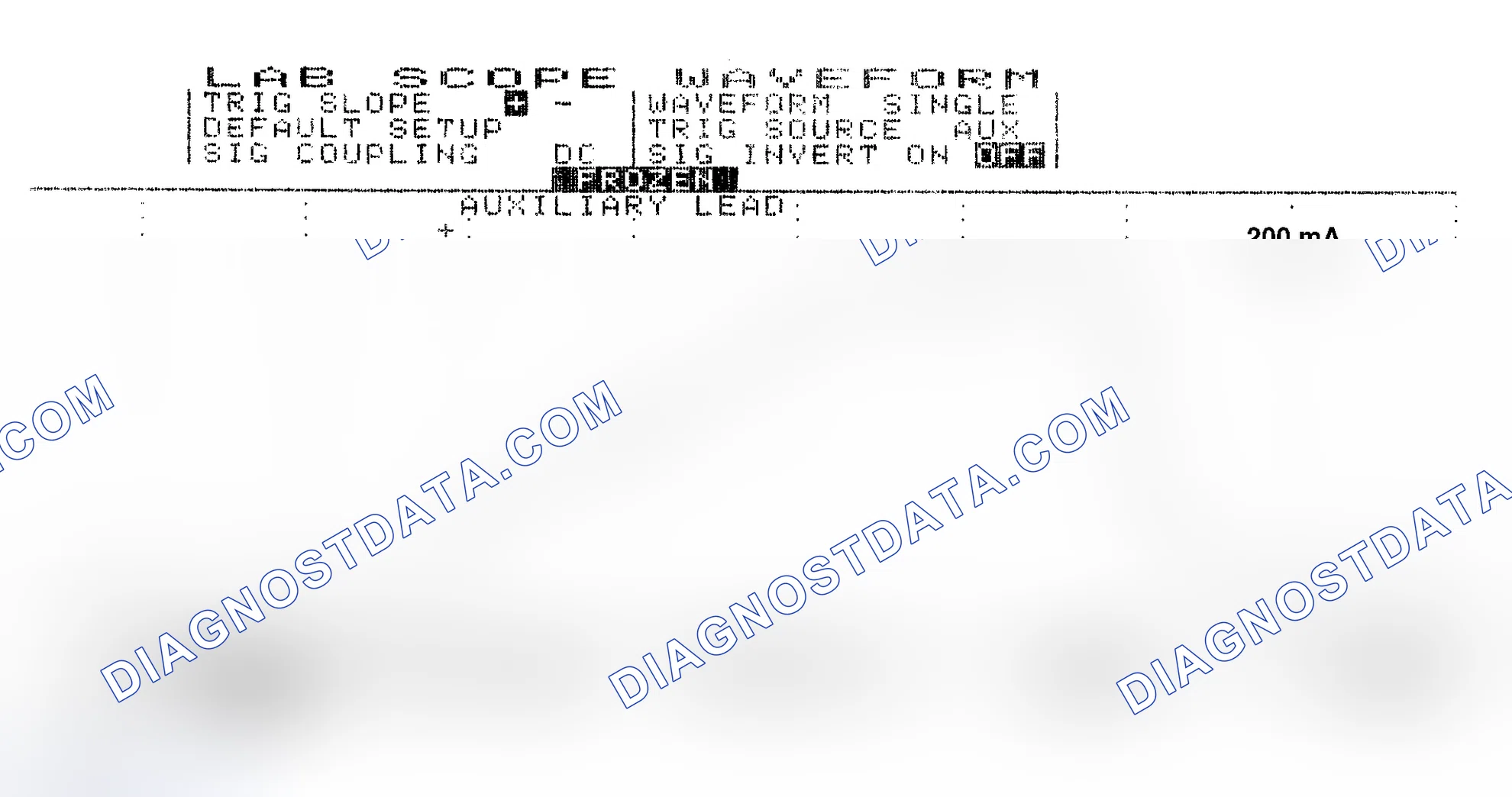 Scheme 13: Single Injector w/Normal Current Flow - Current Pattern