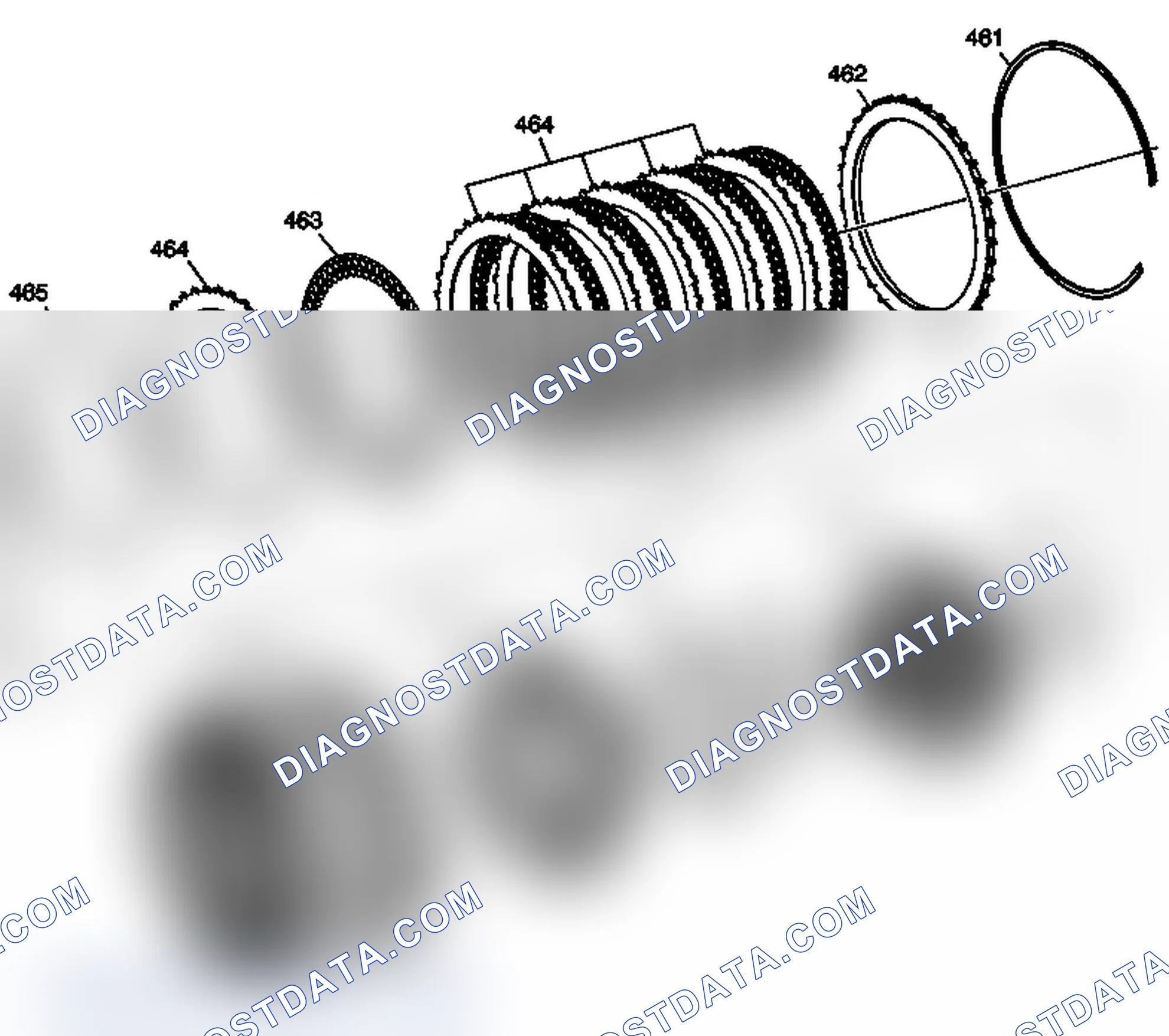 Scheme 232: Low and Reverse Clutch Assembly