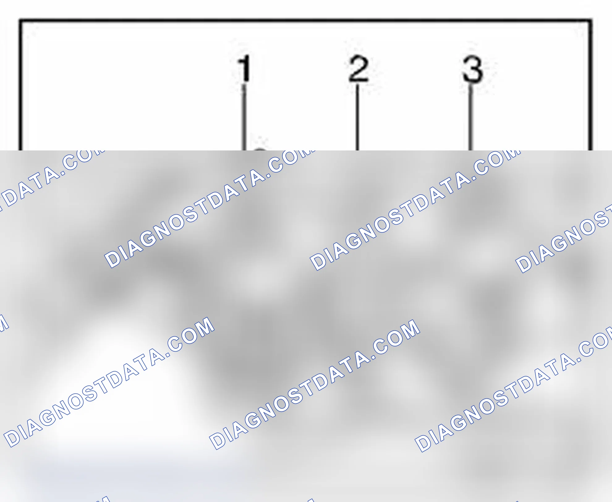 Scheme 1245: Connector strip on right side of bulkhead