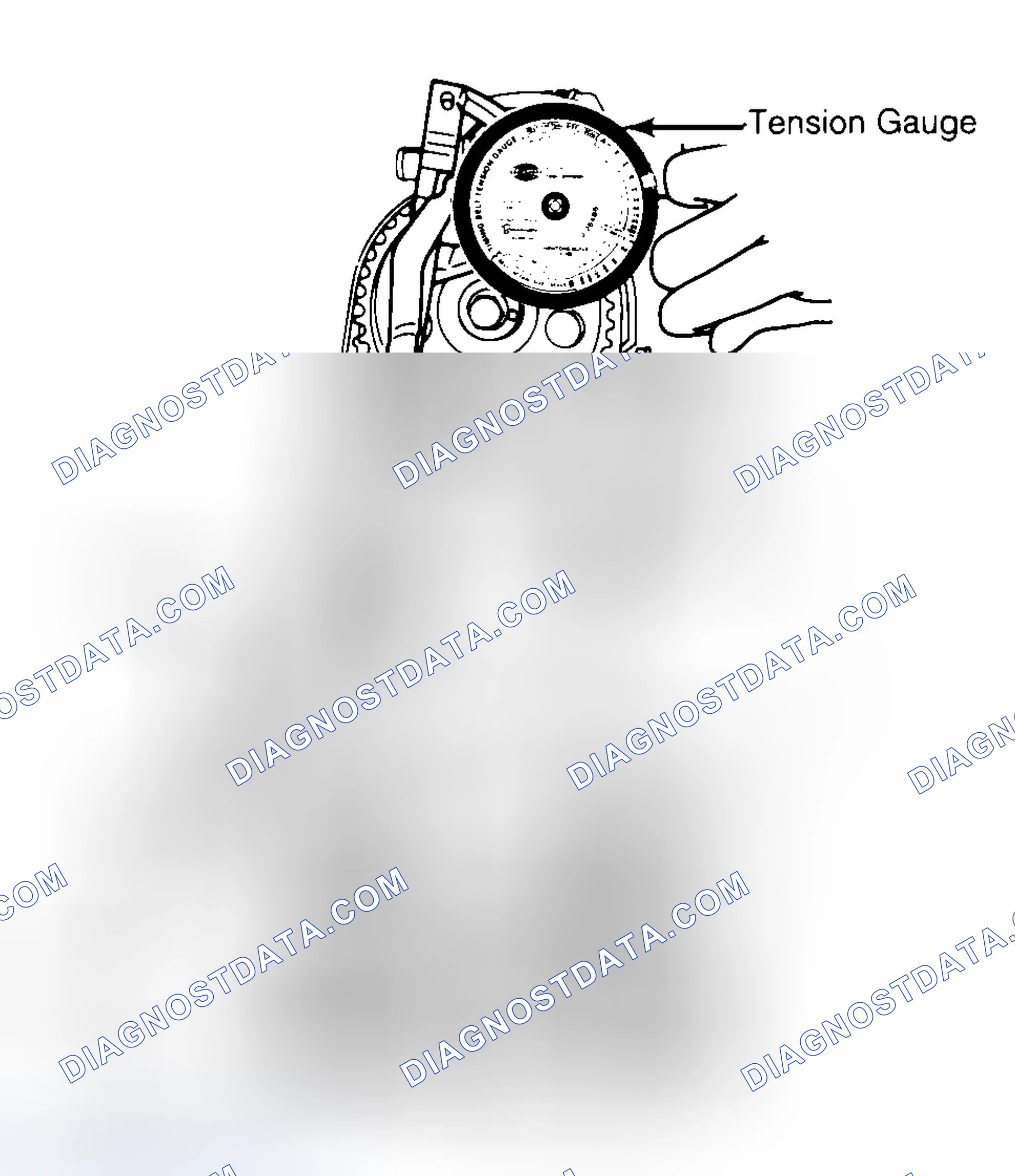 Scheme 3: Adjusting Typical Timing Belt Tension