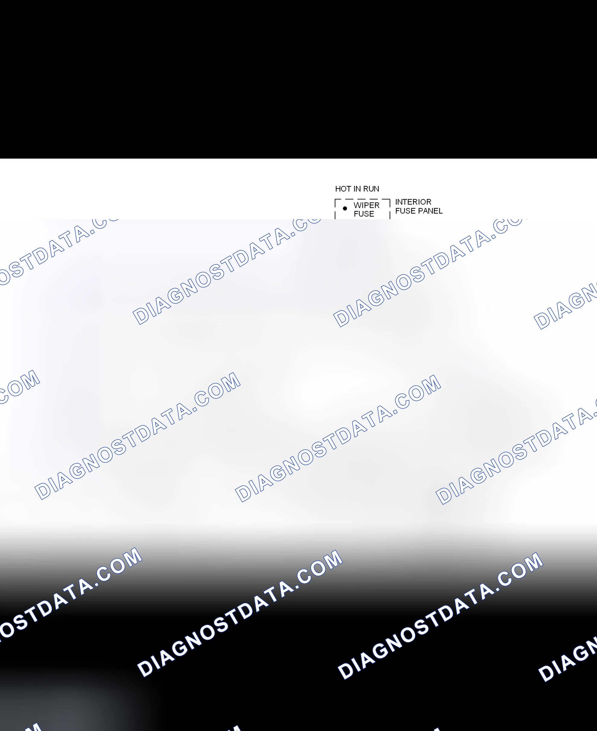 Scheme 3: Wiper/Washer System Wiring Diagram (Standard Wipers)
