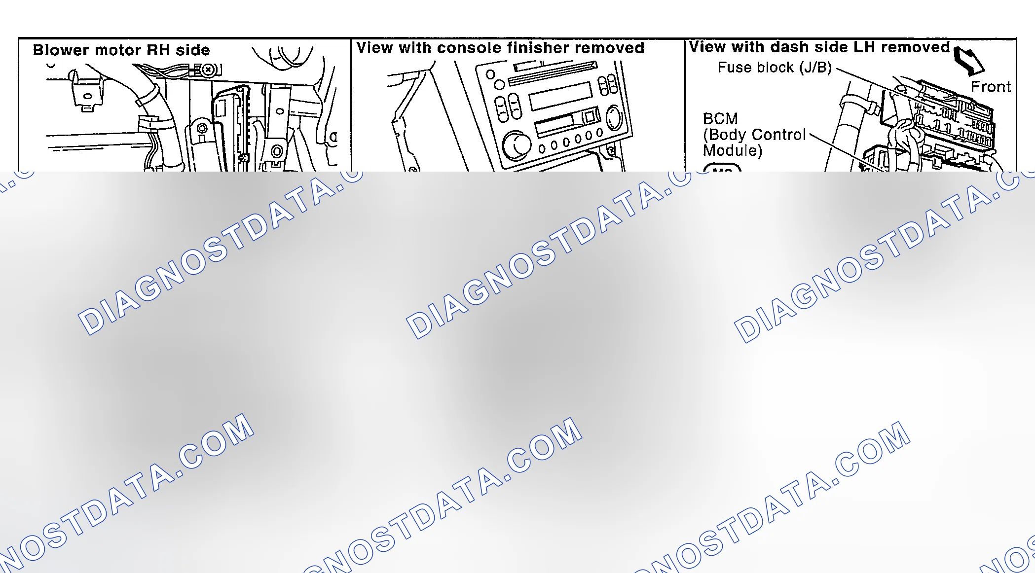 Scheme 266: Component Parts and Harness Connector Location