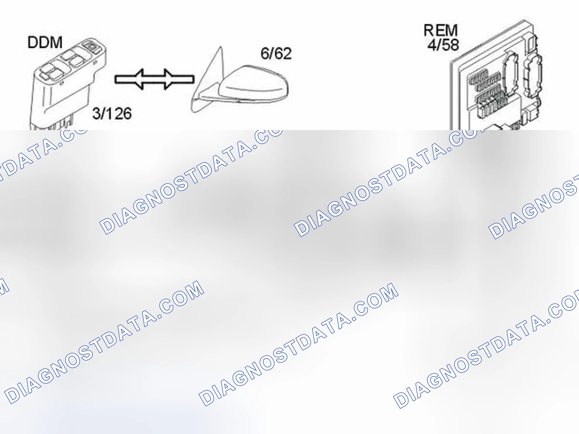 Scheme 42: HEATED REAR WINDSHIELD AND DOOR MIRRORS