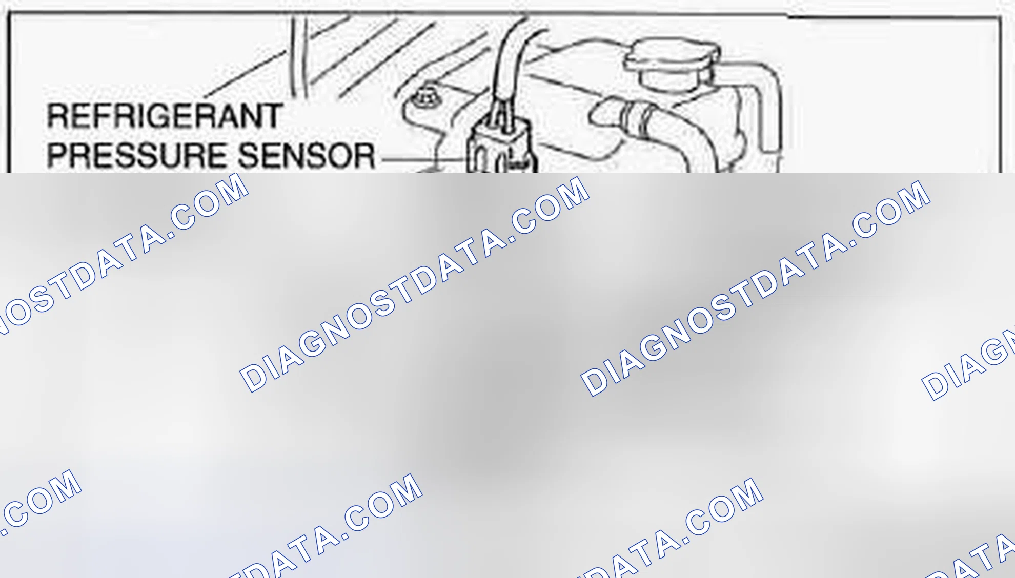 Scheme 57: REFRIGERANT PRESSURE SENSOR REMOVAL/INSTALLATION